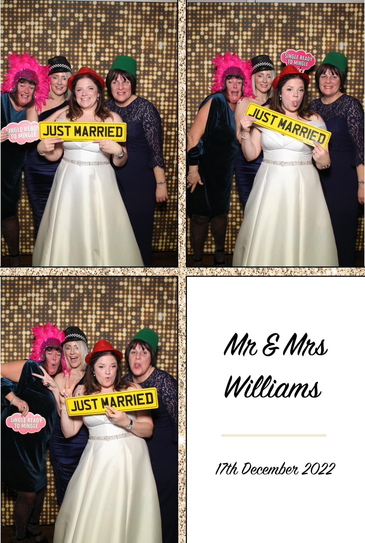 Mr & Mrs Williams | View more photos from the event at gallery.boothtube.co.uk/u/BoothtubeLtd/Mr-Mrs-Williams