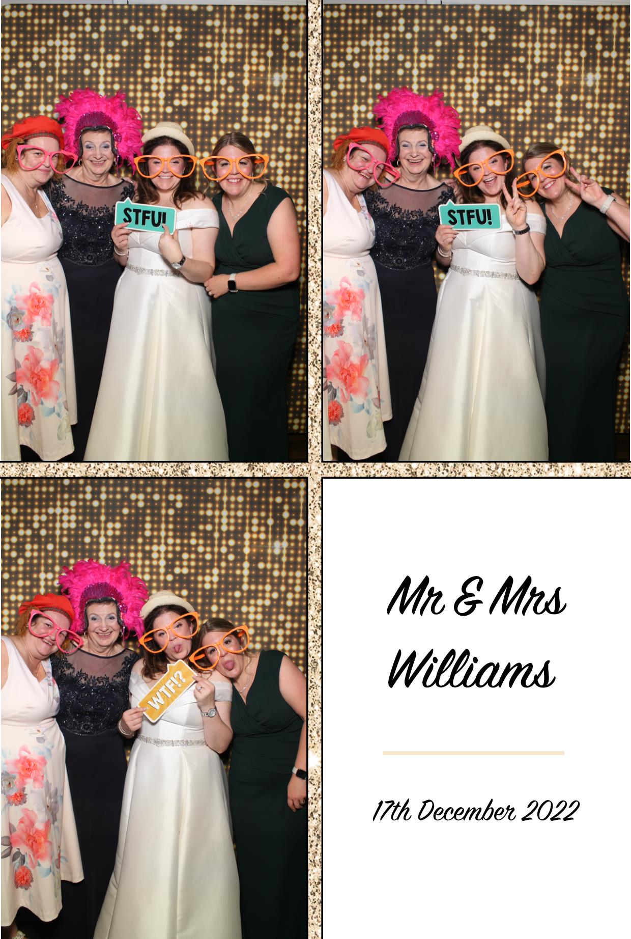 Mr & Mrs Williams | View more photos from the event at gallery.boothtube.co.uk/u/BoothtubeLtd/Mr-Mrs-Williams