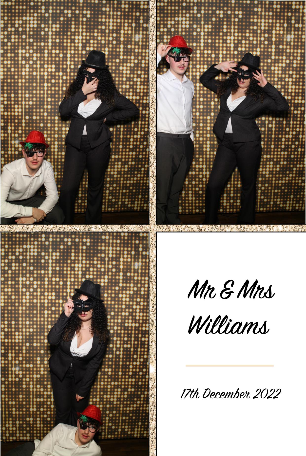 Mr & Mrs Williams | View more photos from the event at gallery.boothtube.co.uk/u/BoothtubeLtd/Mr-Mrs-Williams