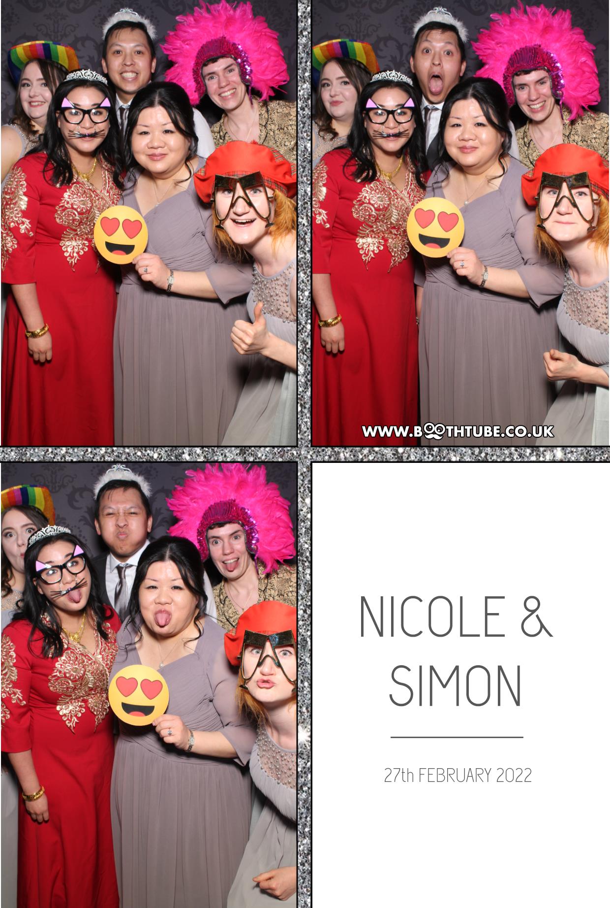 Nicole and Simon's Wedding | View more photos from the event at gallery.boothtube.co.uk/u/BoothtubeLtd/Nicole-and-Simons-Wedding