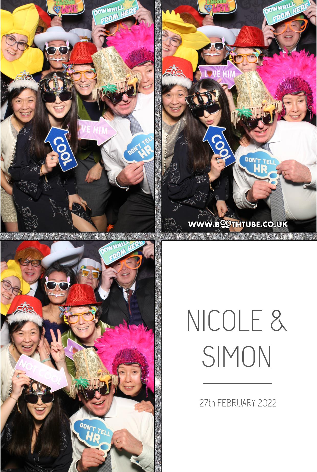 Nicole and Simon's Wedding | View more photos from the event at gallery.boothtube.co.uk/u/BoothtubeLtd/Nicole-and-Simons-Wedding