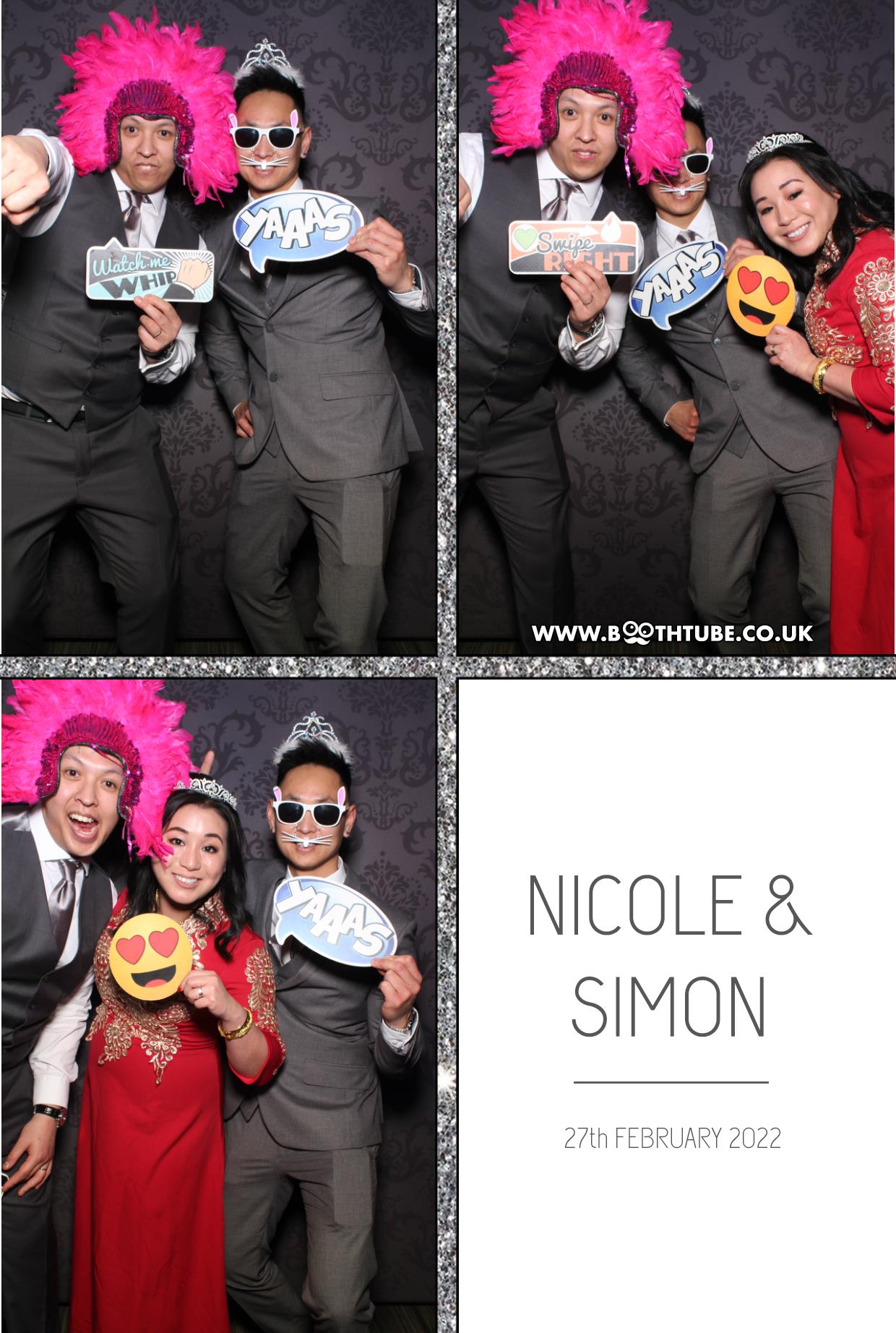 Nicole and Simon's Wedding | View more photos from the event at gallery.boothtube.co.uk/u/BoothtubeLtd/Nicole-and-Simons-Wedding