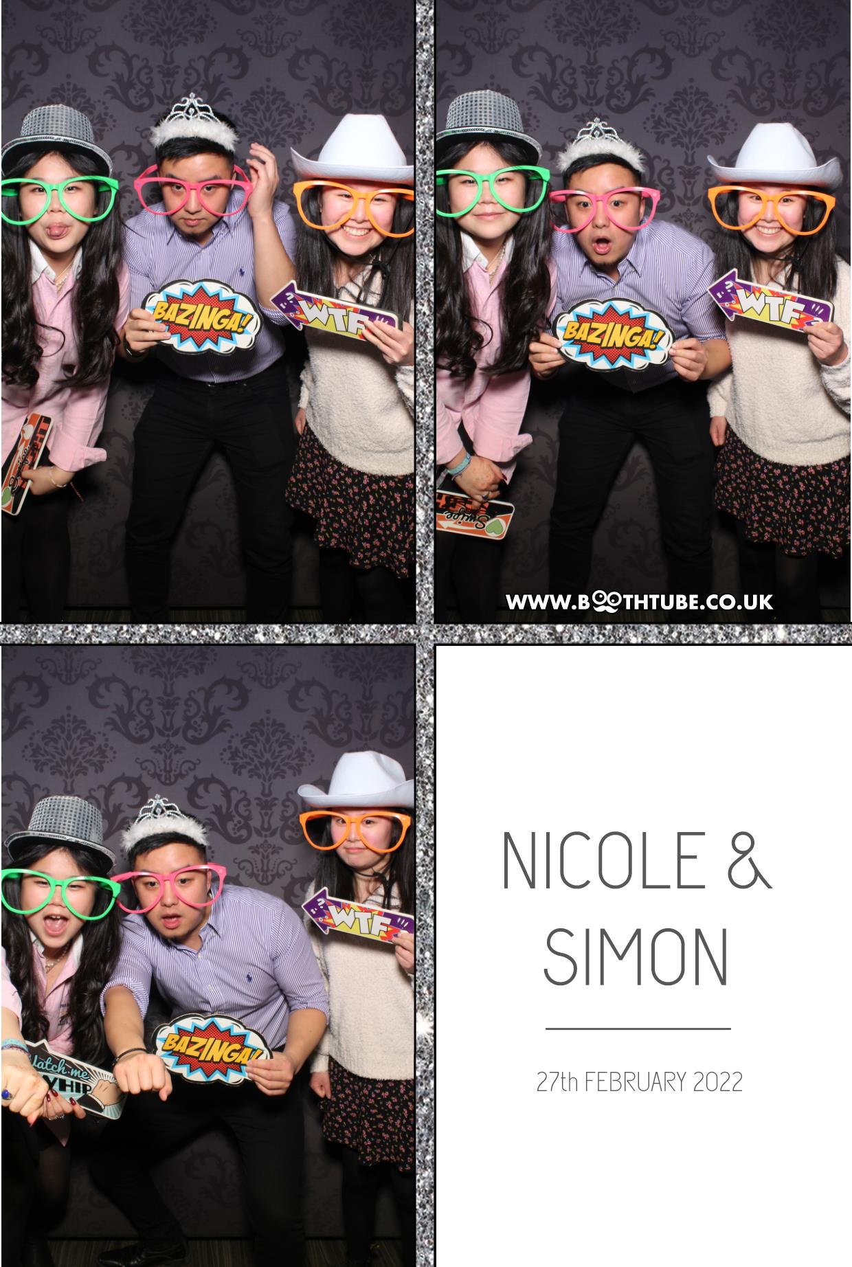 Nicole and Simon's Wedding | View more photos from the event at gallery.boothtube.co.uk/u/BoothtubeLtd/Nicole-and-Simons-Wedding