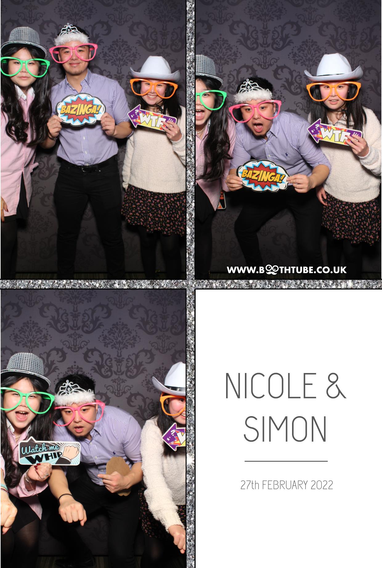 Nicole and Simon's Wedding | View more photos from the event at gallery.boothtube.co.uk/u/BoothtubeLtd/Nicole-and-Simons-Wedding