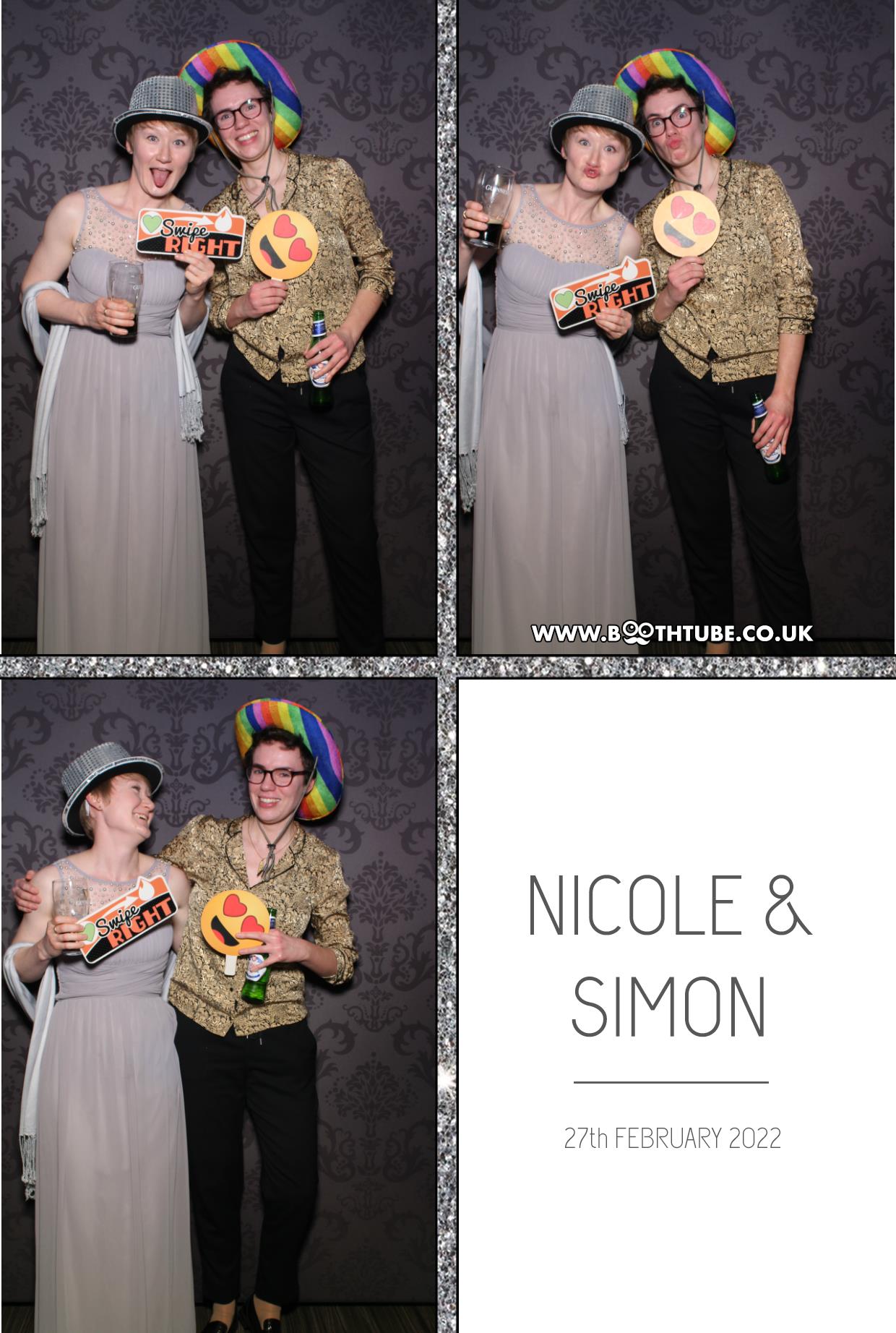 Nicole and Simon's Wedding | View more photos from the event at gallery.boothtube.co.uk/u/BoothtubeLtd/Nicole-and-Simons-Wedding