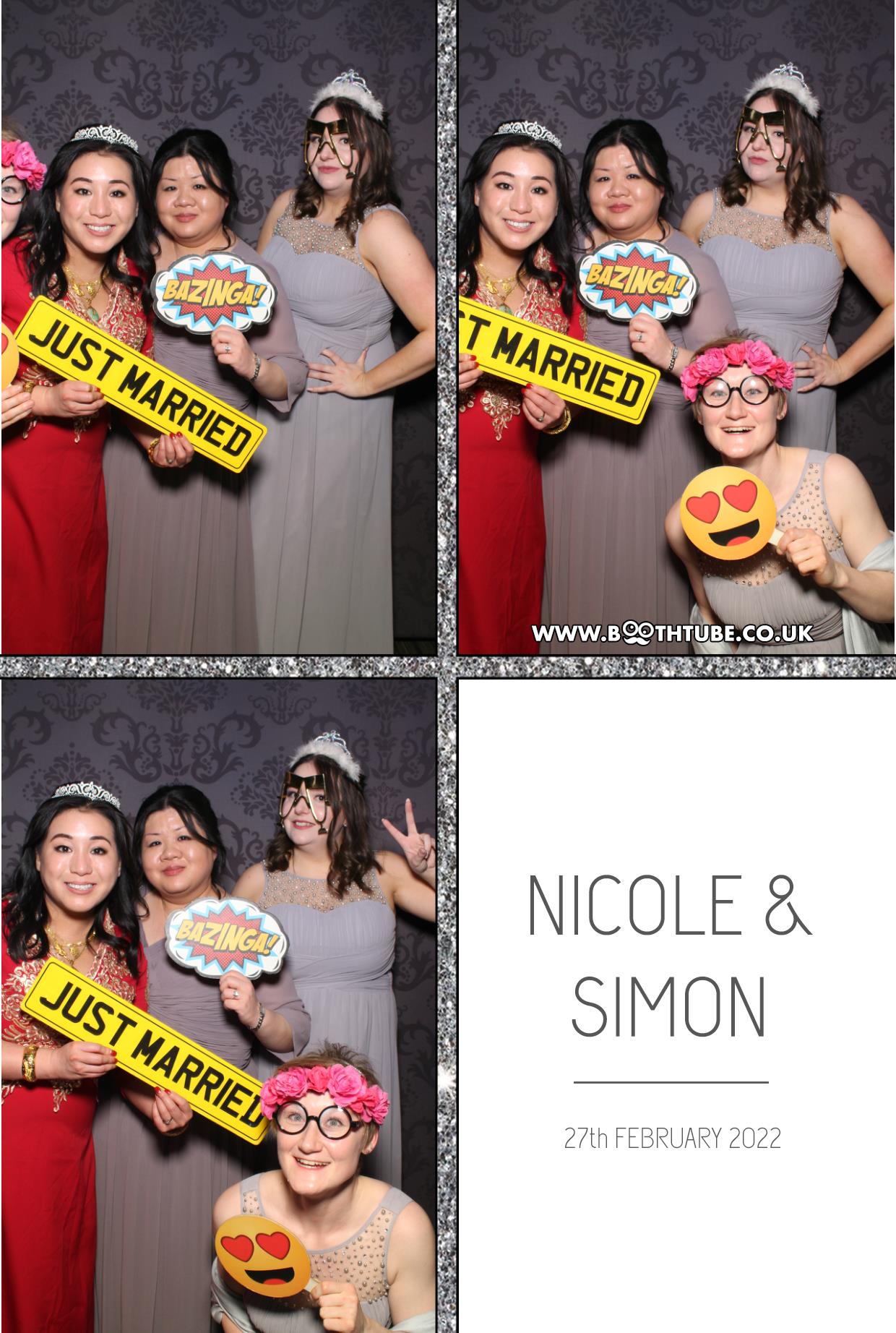 Nicole and Simon's Wedding | View more photos from the event at gallery.boothtube.co.uk/u/BoothtubeLtd/Nicole-and-Simons-Wedding