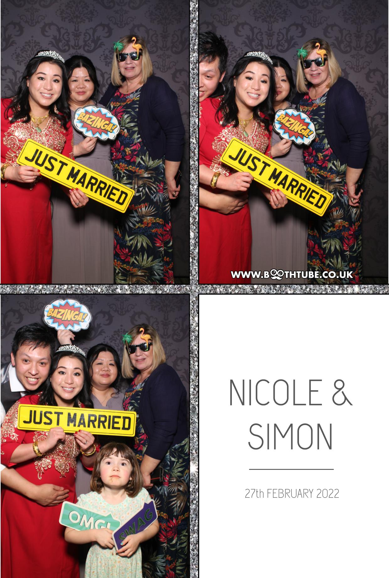 Nicole and Simon's Wedding | View more photos from the event at gallery.boothtube.co.uk/u/BoothtubeLtd/Nicole-and-Simons-Wedding