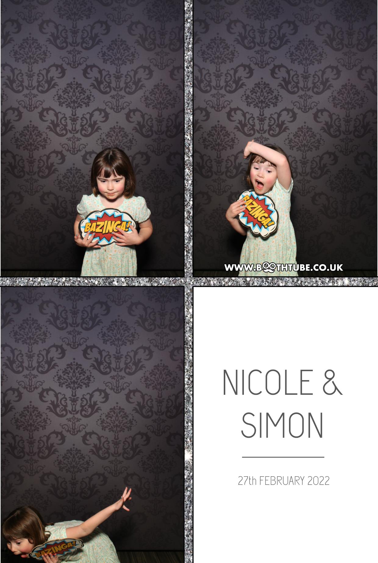 Nicole and Simon's Wedding | View more photos from the event at gallery.boothtube.co.uk/u/BoothtubeLtd/Nicole-and-Simons-Wedding