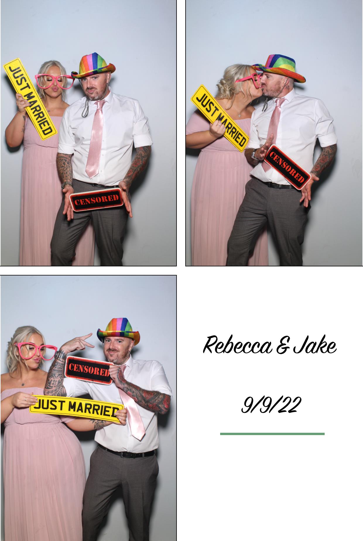 Rebecca & Jake's Wedding | View more photos from the event at gallery.boothtube.co.uk/u/BoothtubeLtd/Rebecca-Jakes-Wedding