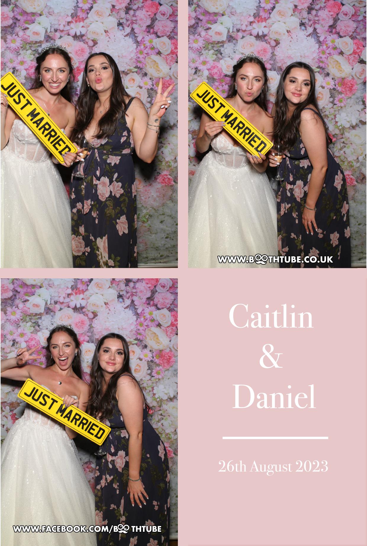 Caitlin & Daniel's Wedding  | View more photos from the event at gallery.boothtube.co.uk/u/BoothtubeLtd/Caitlin-Daniels-Wedding