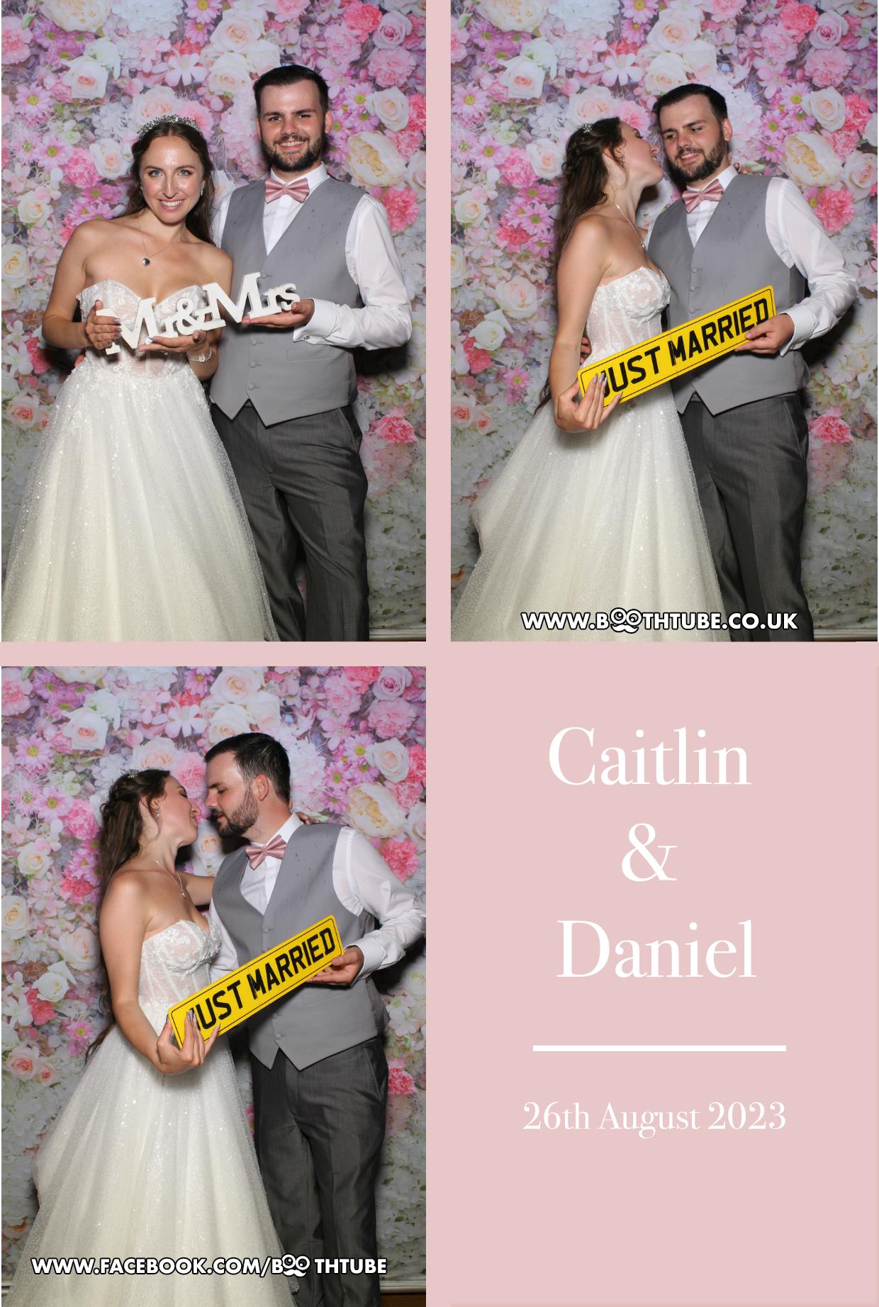 Caitlin & Daniel's Wedding  | View more photos from the event at gallery.boothtube.co.uk/u/BoothtubeLtd/Caitlin-Daniels-Wedding