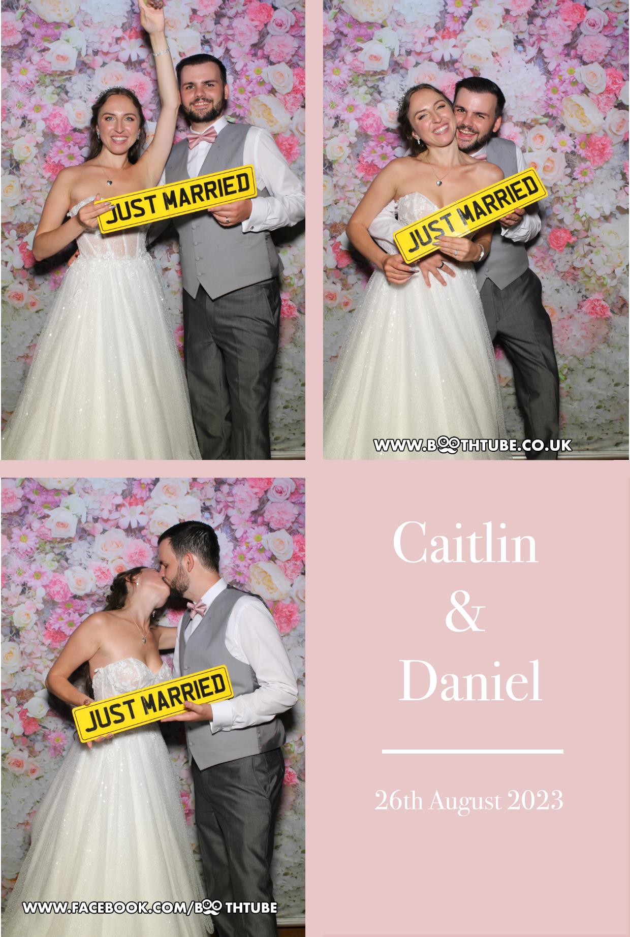 Caitlin & Daniel's Wedding  | View more photos from the event at gallery.boothtube.co.uk/u/BoothtubeLtd/Caitlin-Daniels-Wedding