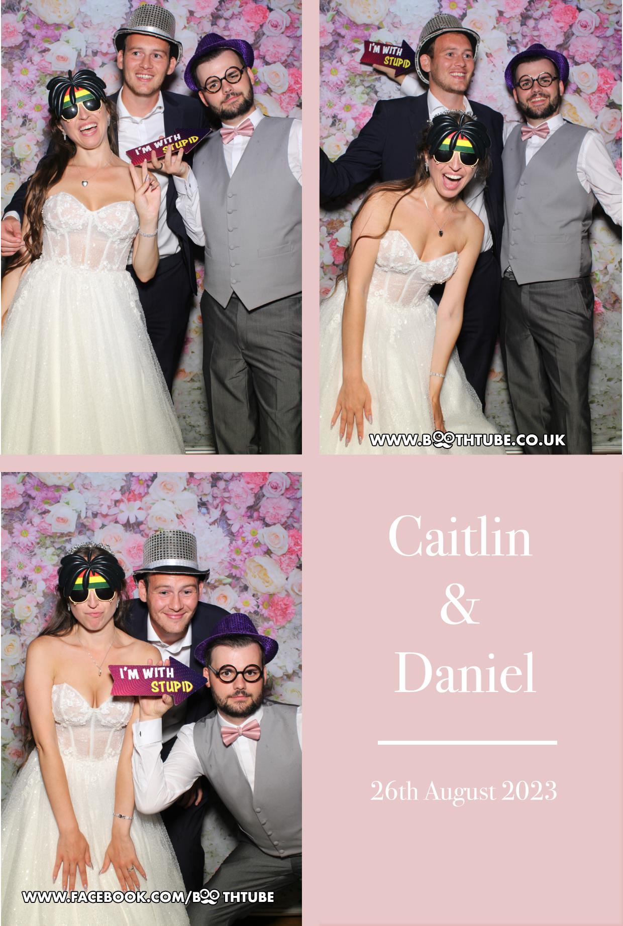 Caitlin & Daniel's Wedding  | View more photos from the event at gallery.boothtube.co.uk/u/BoothtubeLtd/Caitlin-Daniels-Wedding