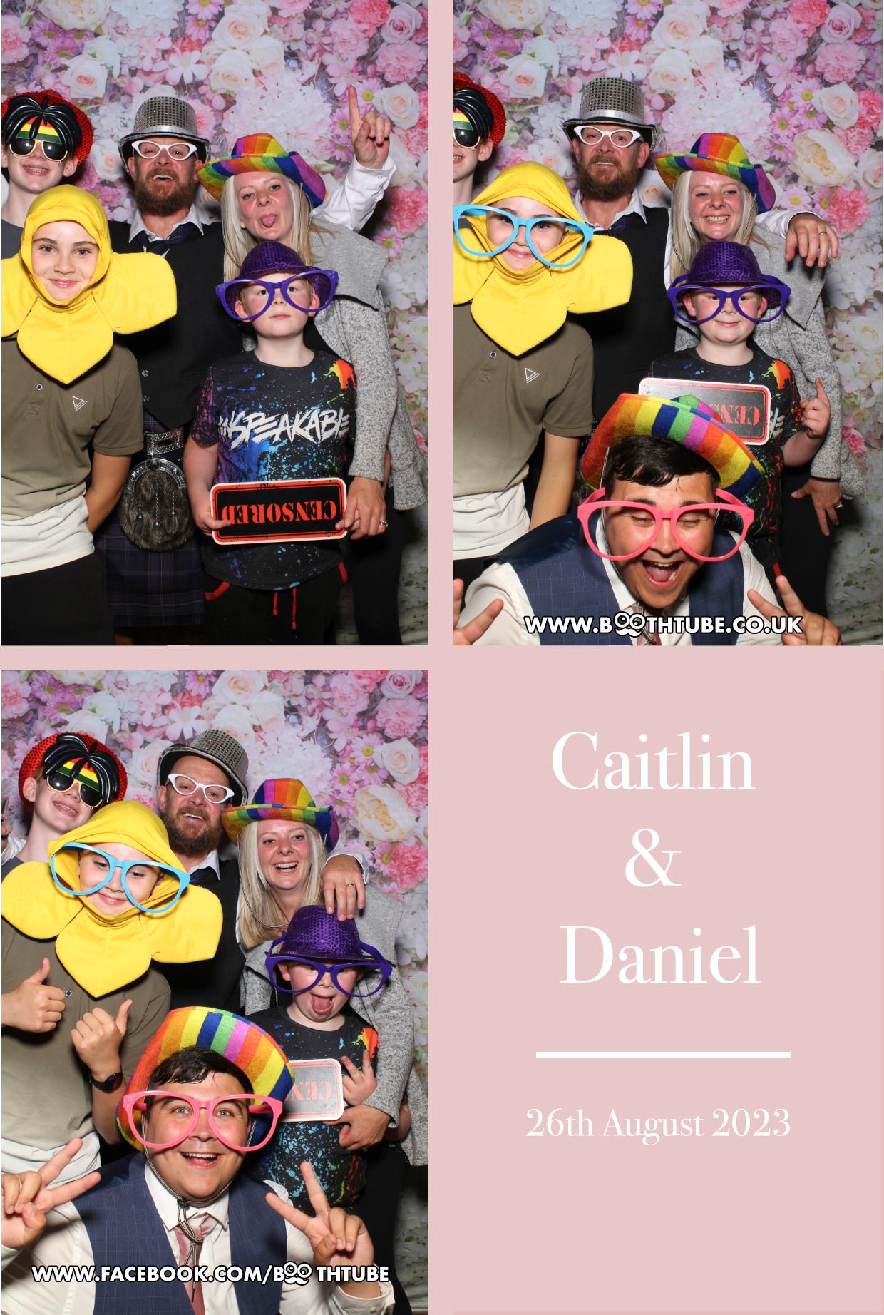 Caitlin & Daniel's Wedding  | View more photos from the event at gallery.boothtube.co.uk/u/BoothtubeLtd/Caitlin-Daniels-Wedding