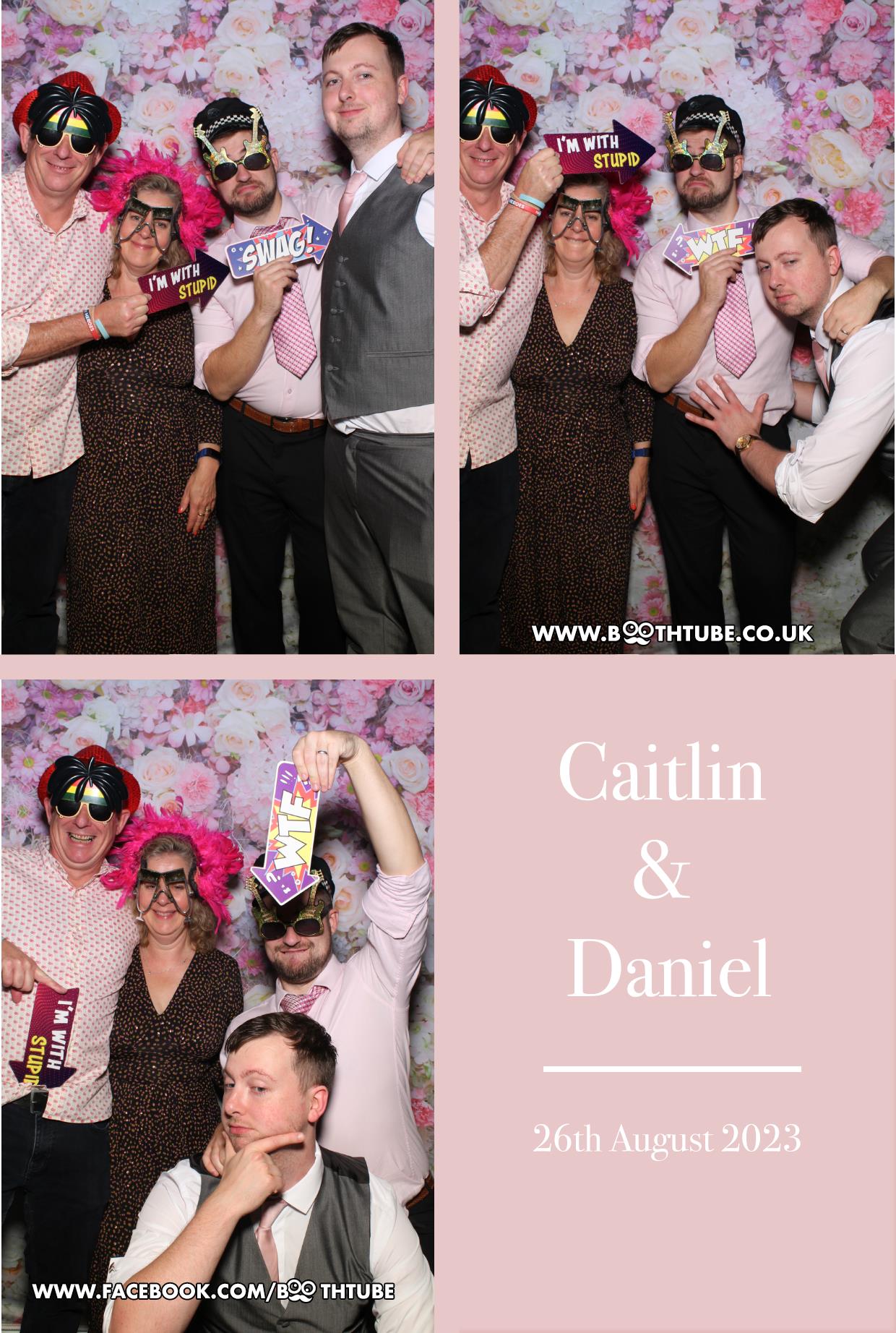 Caitlin & Daniel's Wedding  | View more photos from the event at gallery.boothtube.co.uk/u/BoothtubeLtd/Caitlin-Daniels-Wedding