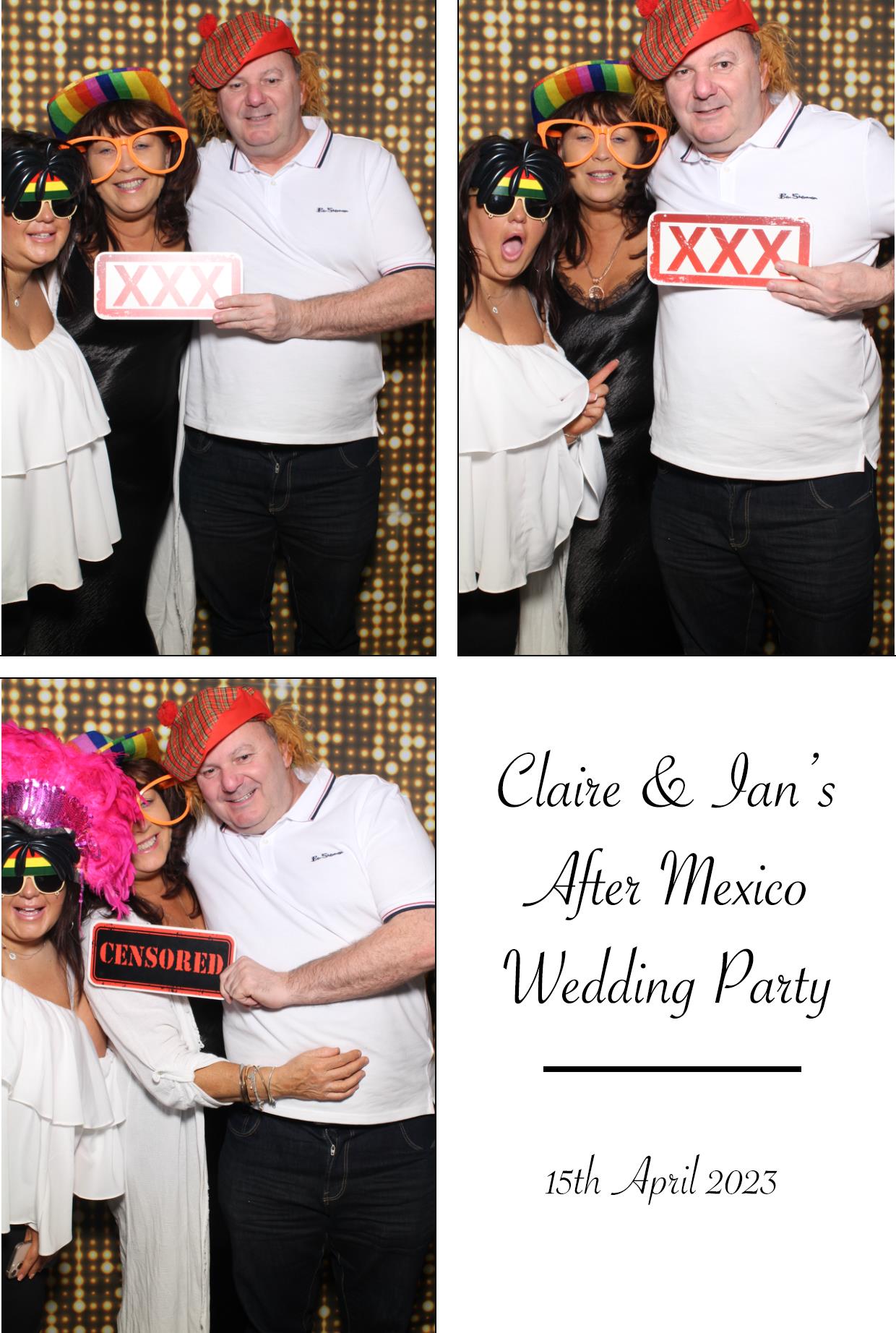 Claire & Ian's After Mexico Party  | View more photos from the event at gallery.boothtube.co.uk/u/BoothtubeLtd/Claire-Ians-After-Mexico-Party