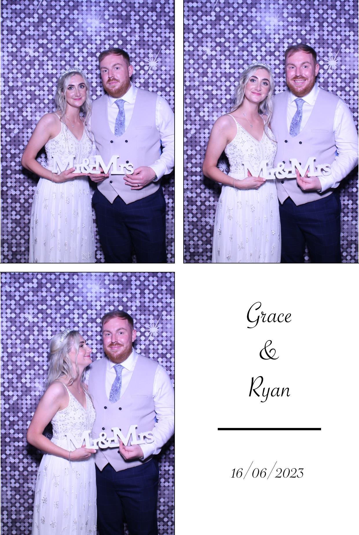 Grace & Ryan's Wedding | View more photos from the event at gallery.boothtube.co.uk/u/BoothtubeLtd/Grace-Ryans-Wedding