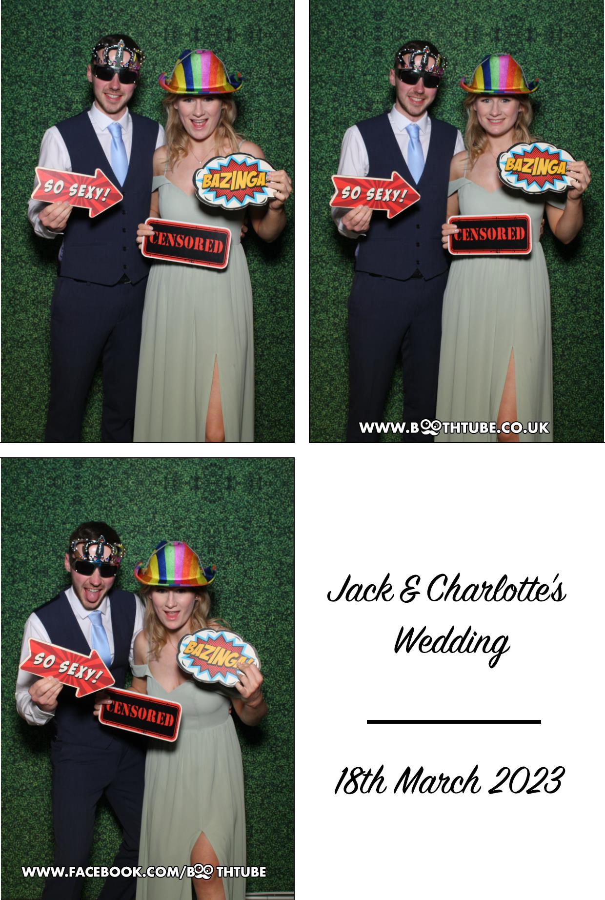  Jack & Charlotte's Wedding  | View more photos from the event at gallery.boothtube.co.uk/u/BoothtubeLtd/Jack-Charlottes-Wedding