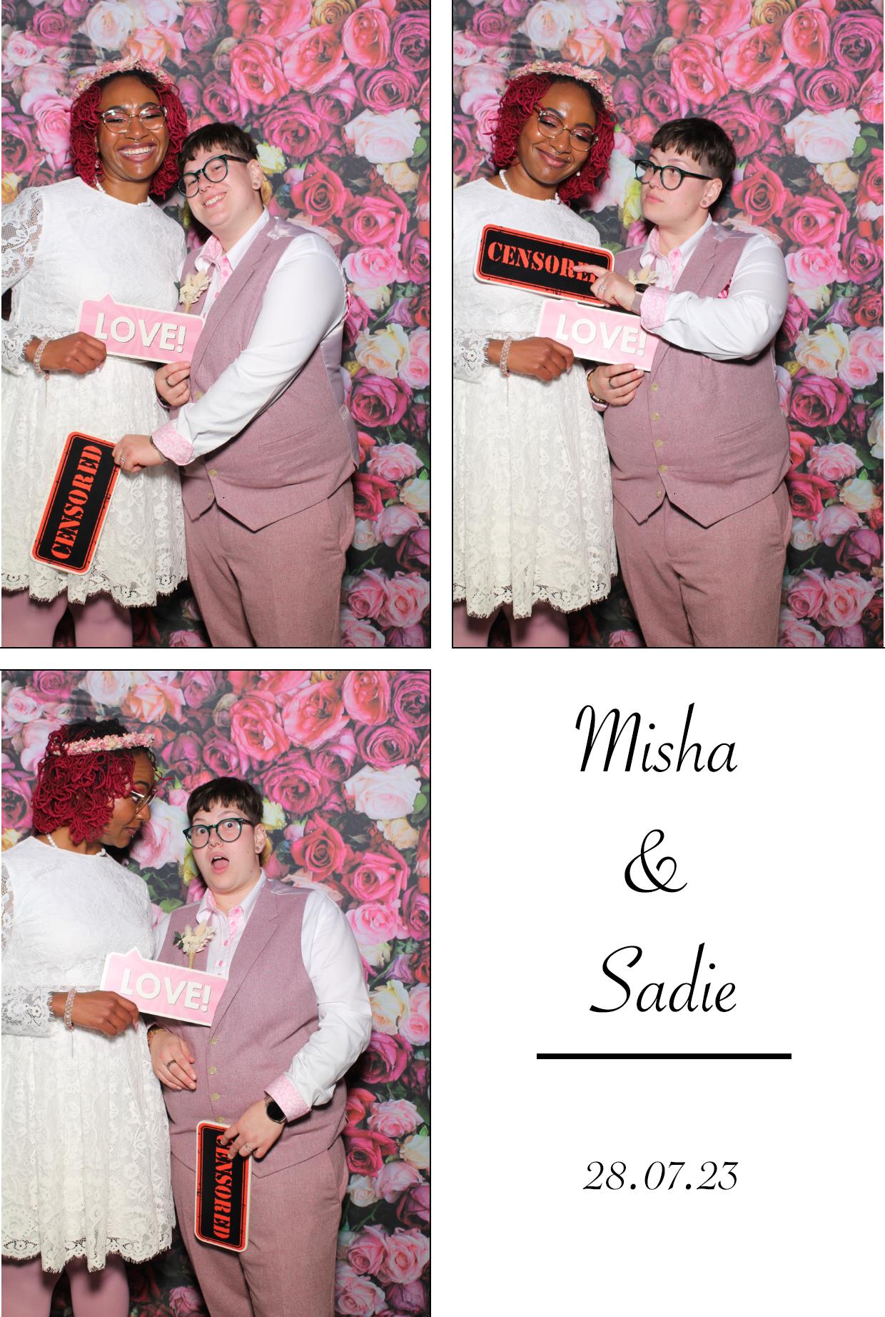 Misha & Sadie's Wedding | View more photos from the event at gallery.boothtube.co.uk/u/BoothtubeLtd/Misha-Sadies-Wedding