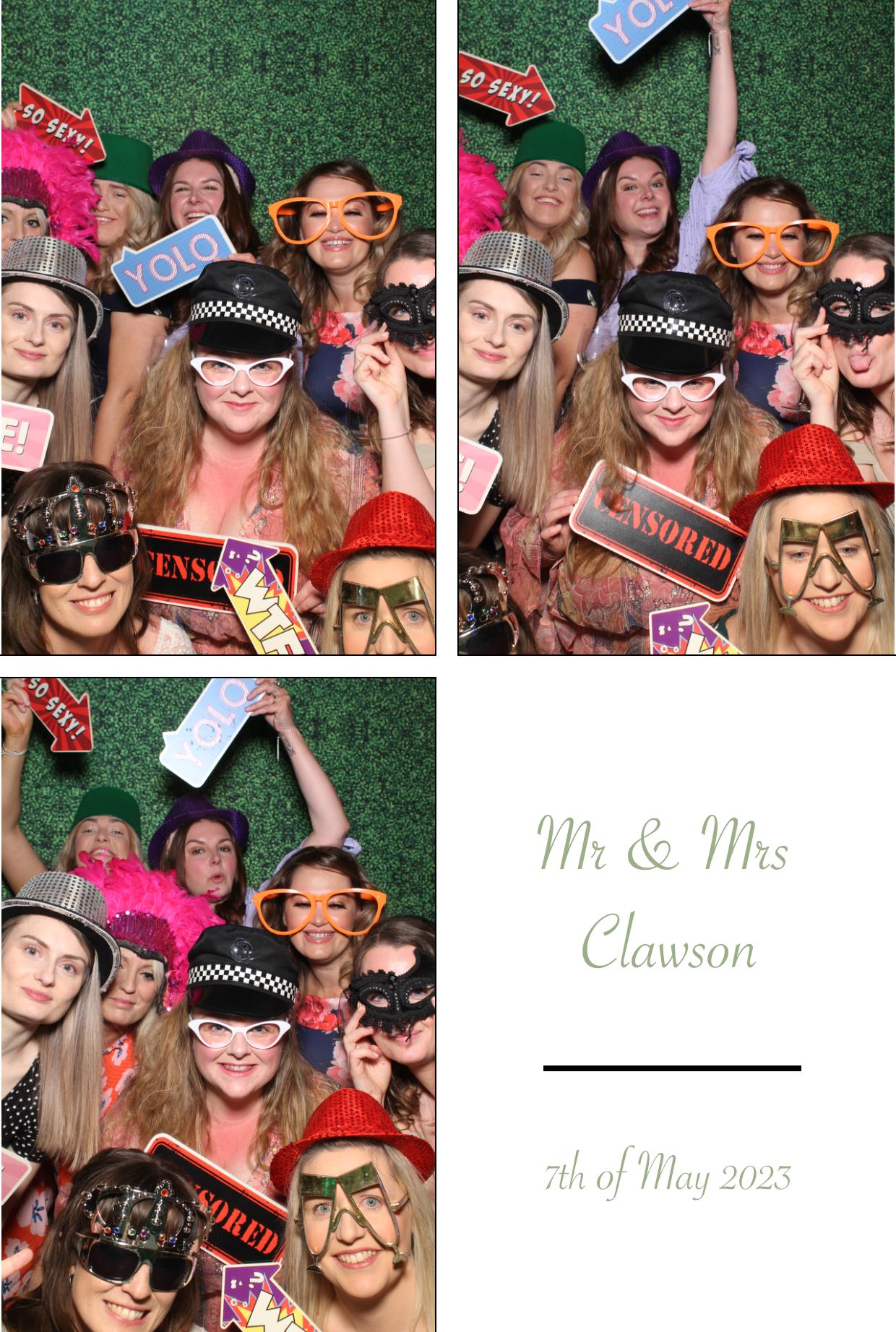 Mr & Mrs Clawson's Wedding | View more photos from the event at gallery.boothtube.co.uk/u/BoothtubeLtd/Mr-Mrs-Clawsons-Wedding