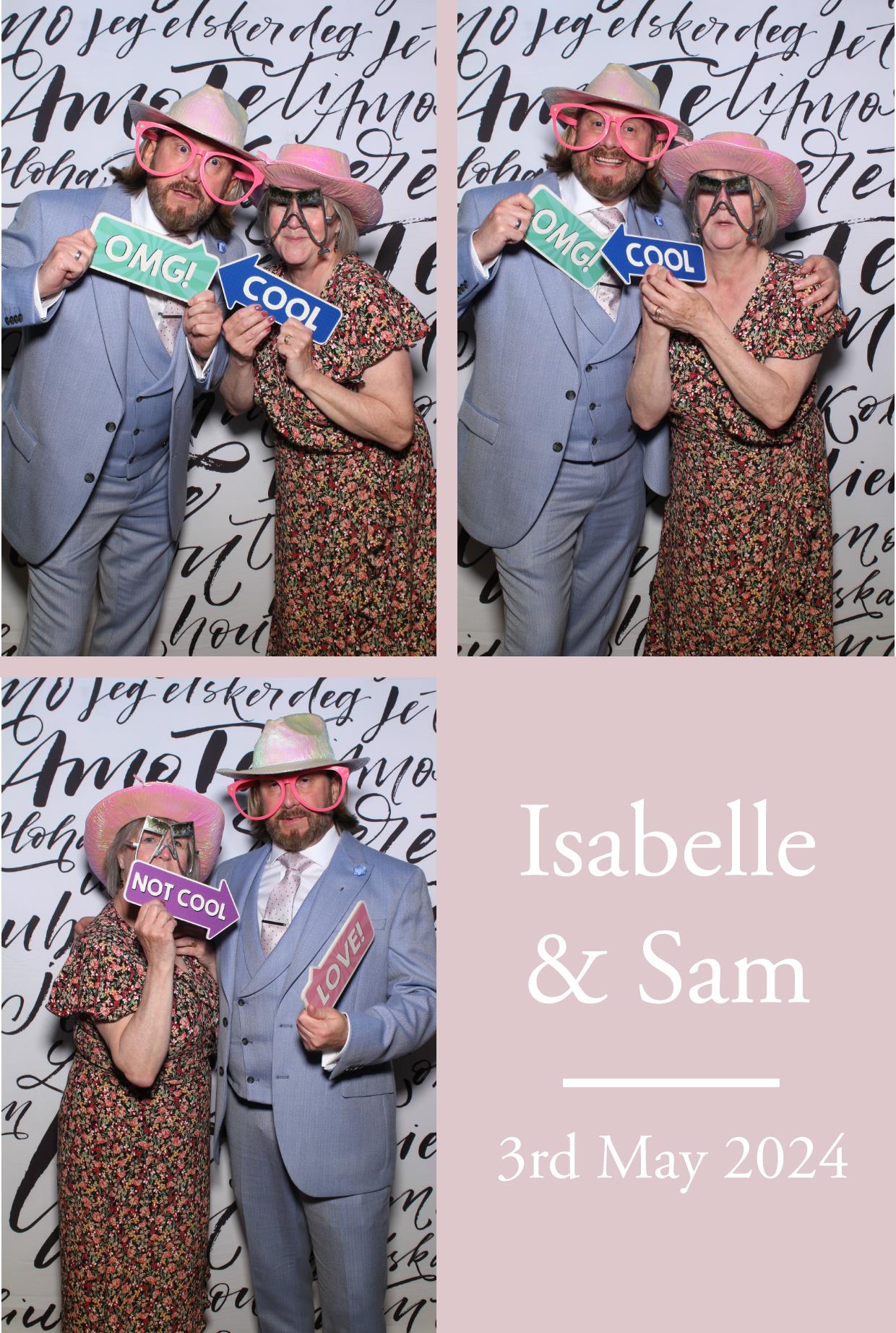 Isabelle & Sam's Wedding | View more photos from the event at gallery.boothtube.co.uk/u/BoothtubeLtd/Isabelle-Sams-Wedding