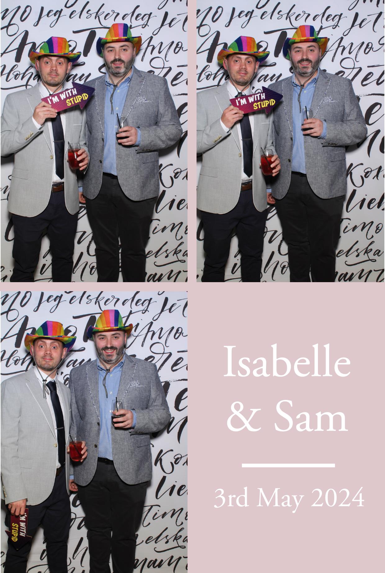 Isabelle & Sam's Wedding | View more photos from the event at gallery.boothtube.co.uk/u/BoothtubeLtd/Isabelle-Sams-Wedding