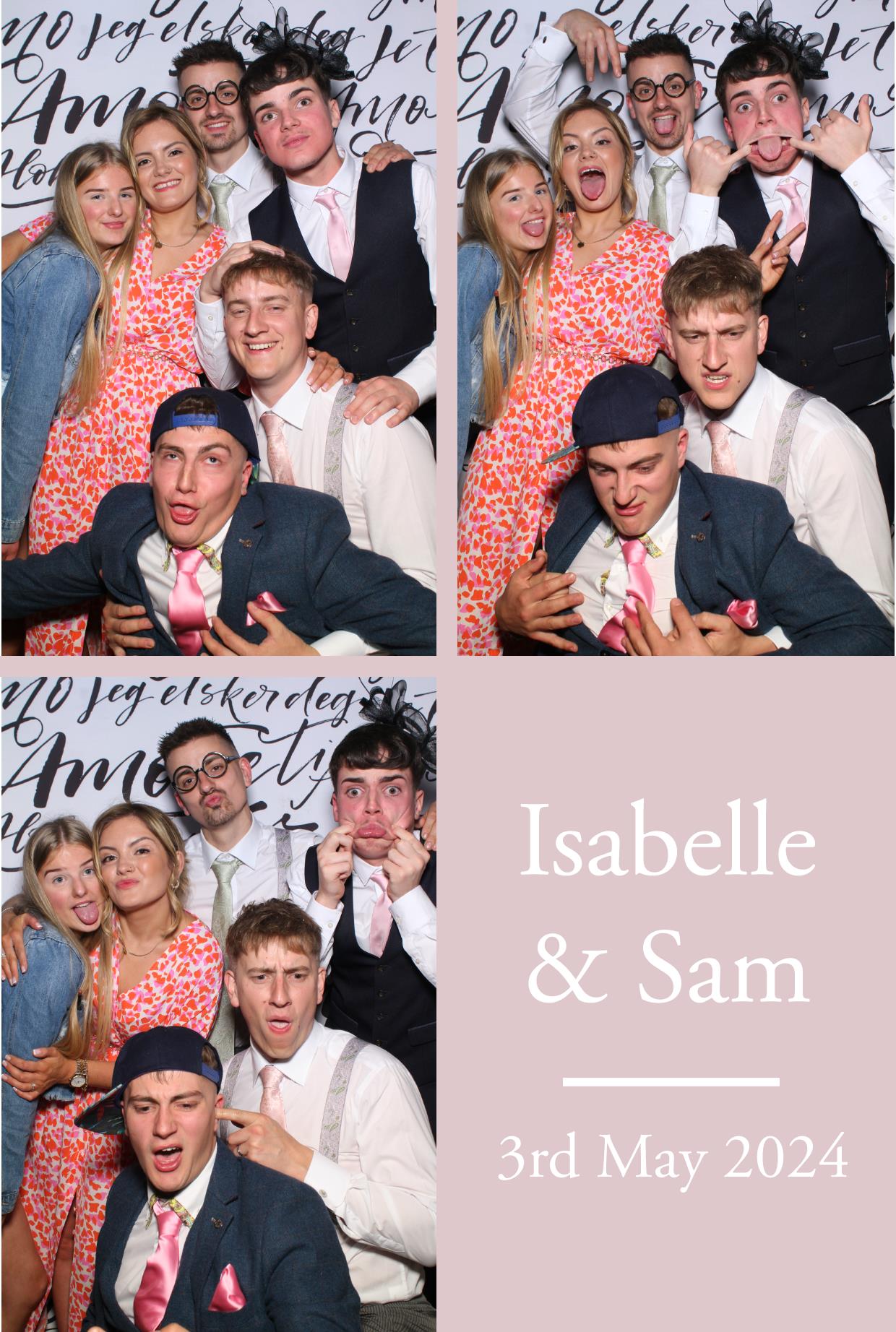 Isabelle & Sam's Wedding | View more photos from the event at gallery.boothtube.co.uk/u/BoothtubeLtd/Isabelle-Sams-Wedding