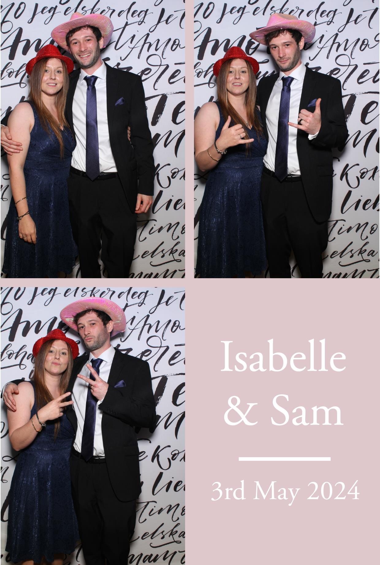 Isabelle & Sam's Wedding | View more photos from the event at gallery.boothtube.co.uk/u/BoothtubeLtd/Isabelle-Sams-Wedding