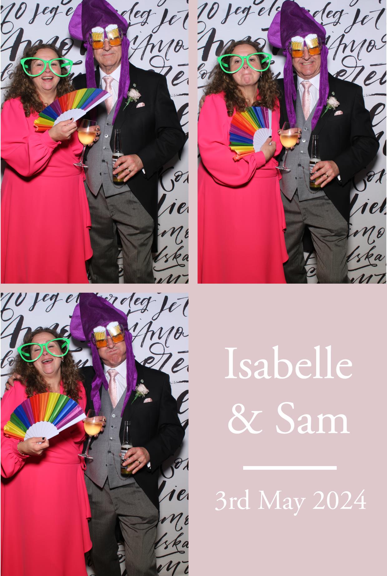 Isabelle & Sam's Wedding | View more photos from the event at gallery.boothtube.co.uk/u/BoothtubeLtd/Isabelle-Sams-Wedding