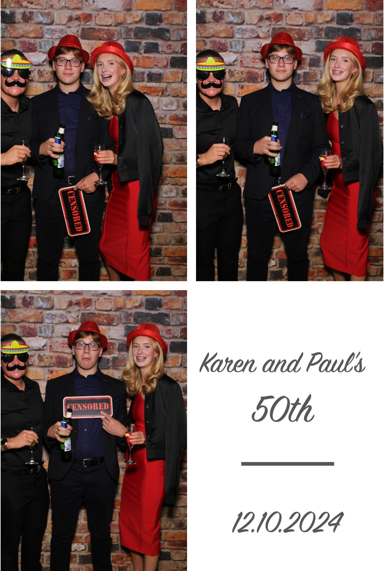 Paul & Karen's 50th | View more photos from the event at gallery.boothtube.co.uk/u/BoothtubeLtd/Paul-Karens-50th