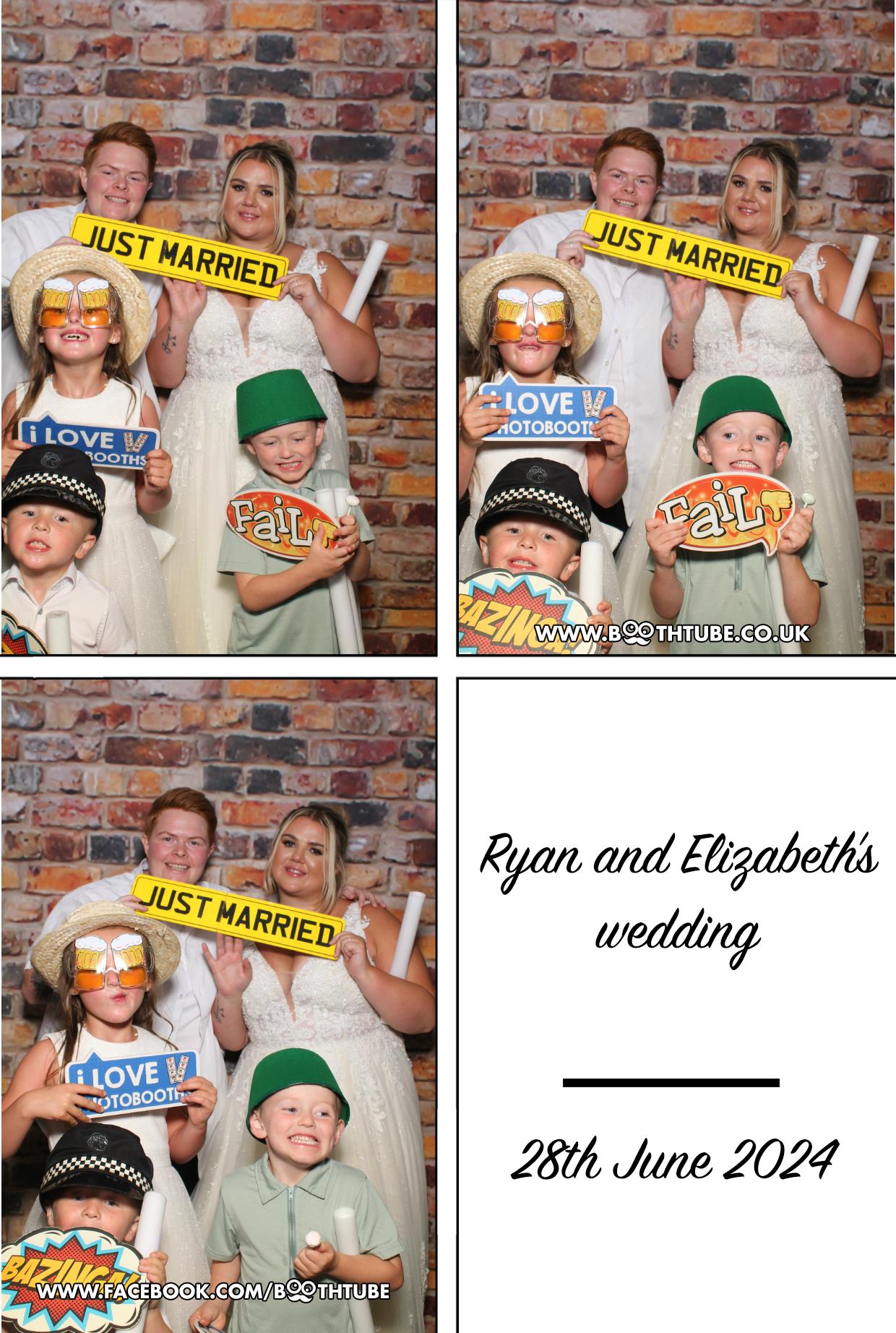 Ryan & Elizabeth's Wedding | View more photos from the event at gallery.boothtube.co.uk/u/BoothtubeLtd/Ryan-Elizabeths-Wedding