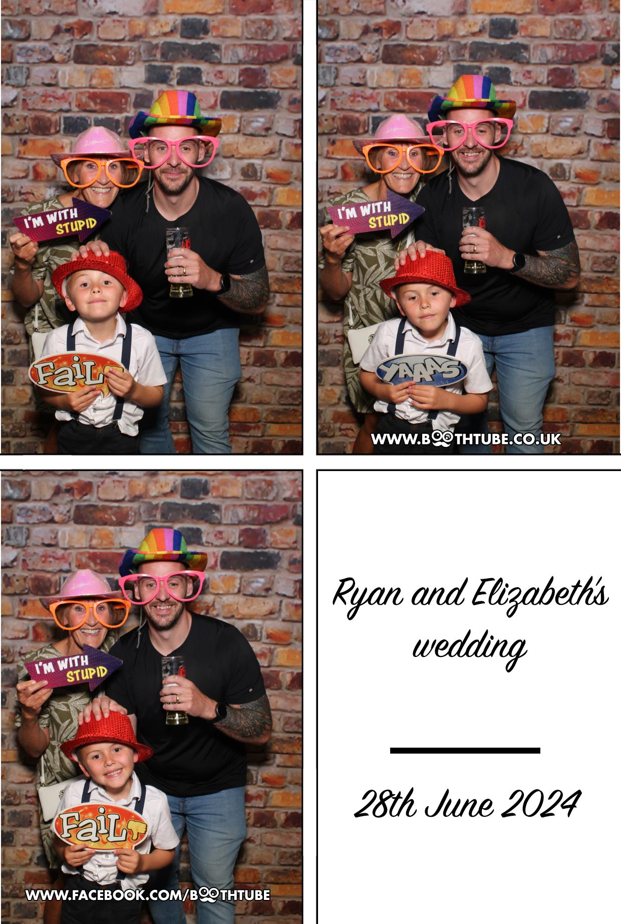 Ryan & Elizabeth's Wedding | View more photos from the event at gallery.boothtube.co.uk/u/BoothtubeLtd/Ryan-Elizabeths-Wedding