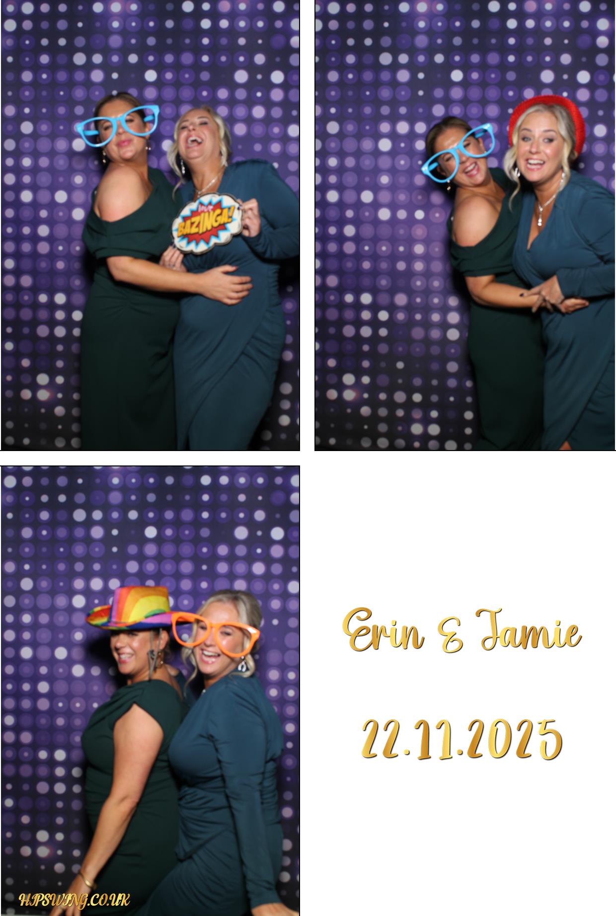 Erin & Jamie's Wedding | View more photos from the event at gallery.boothtube.co.uk/u/BoothtubeLtd/Erin-Jamies-Wedding