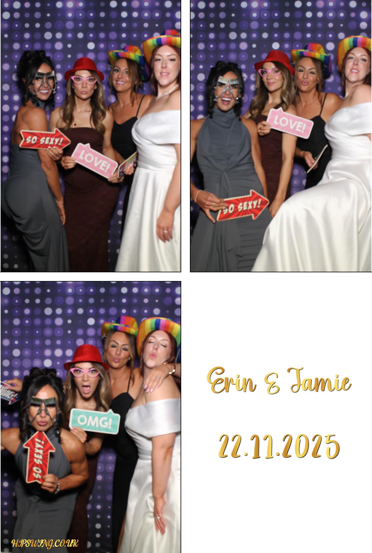 Erin & Jamie's Wedding | View more photos from the event at gallery.boothtube.co.uk/u/BoothtubeLtd/Erin-Jamies-Wedding