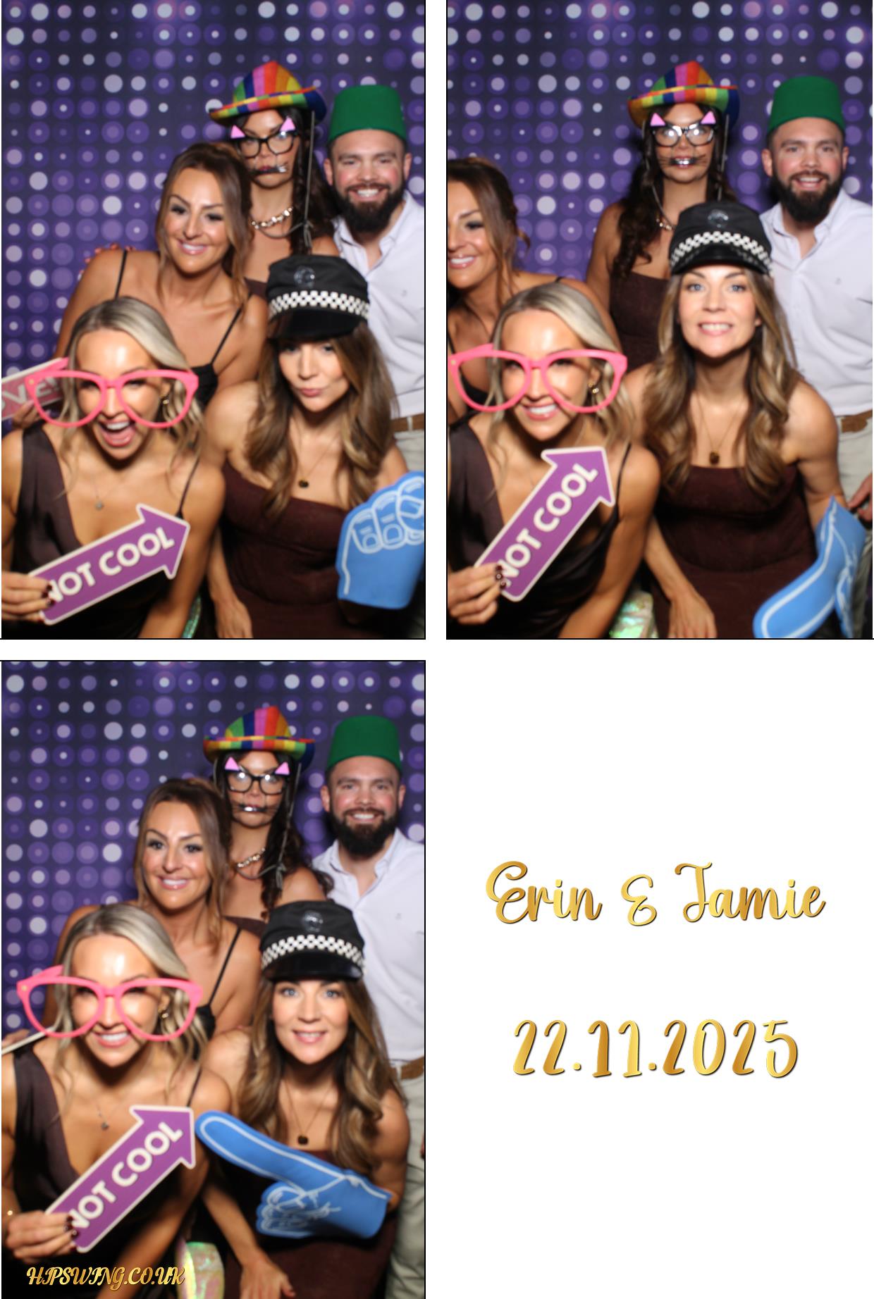 Erin & Jamie's Wedding | View more photos from the event at gallery.boothtube.co.uk/u/BoothtubeLtd/Erin-Jamies-Wedding