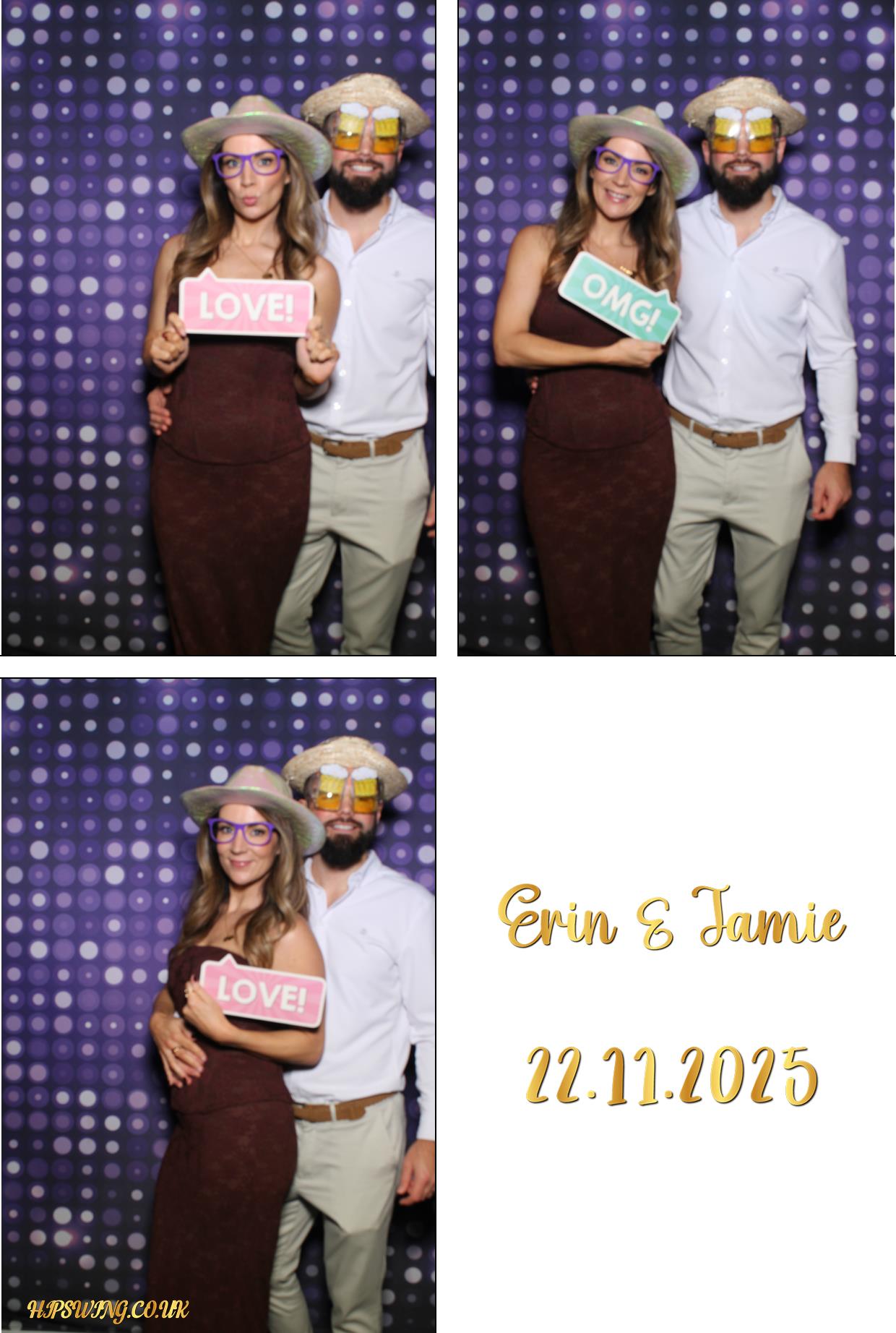 Erin & Jamie's Wedding | View more photos from the event at gallery.boothtube.co.uk/u/BoothtubeLtd/Erin-Jamies-Wedding