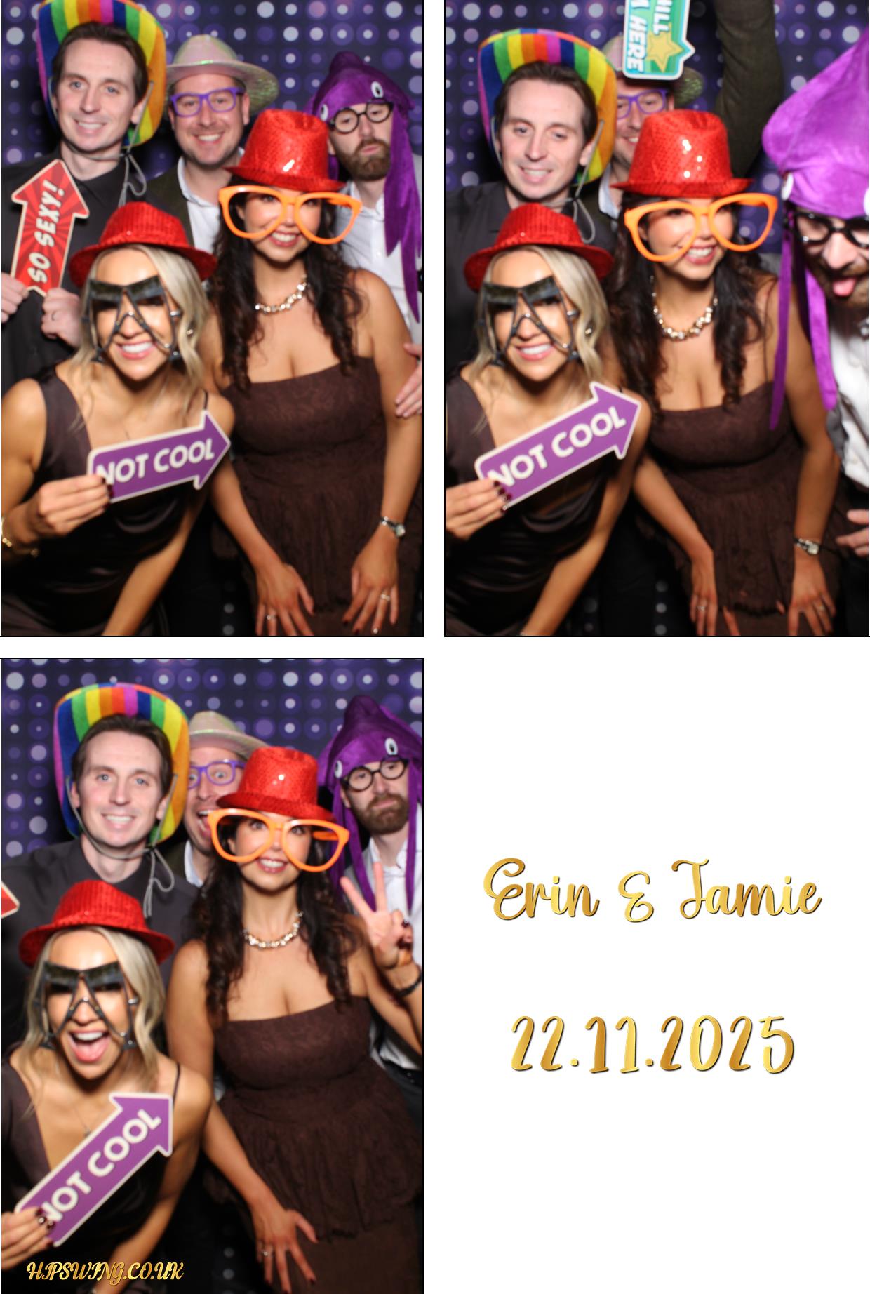 Erin & Jamie's Wedding | View more photos from the event at gallery.boothtube.co.uk/u/BoothtubeLtd/Erin-Jamies-Wedding