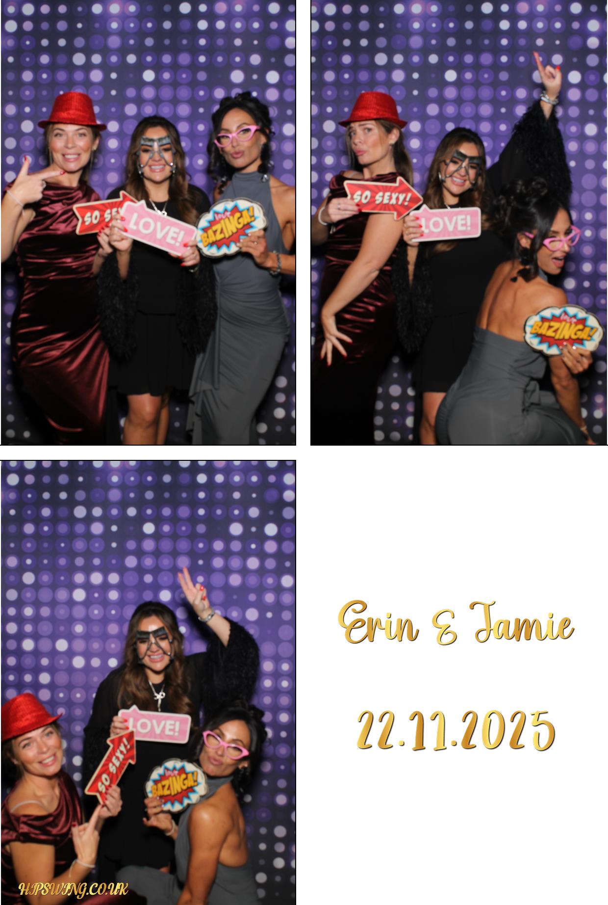 Erin & Jamie's Wedding | View more photos from the event at gallery.boothtube.co.uk/u/BoothtubeLtd/Erin-Jamies-Wedding