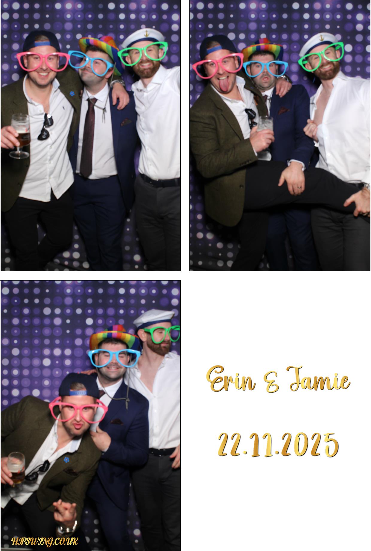 Erin & Jamie's Wedding | View more photos from the event at gallery.boothtube.co.uk/u/BoothtubeLtd/Erin-Jamies-Wedding