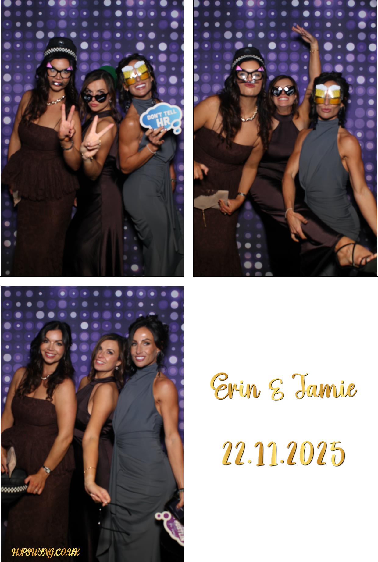 Erin & Jamie's Wedding | View more photos from the event at gallery.boothtube.co.uk/u/BoothtubeLtd/Erin-Jamies-Wedding