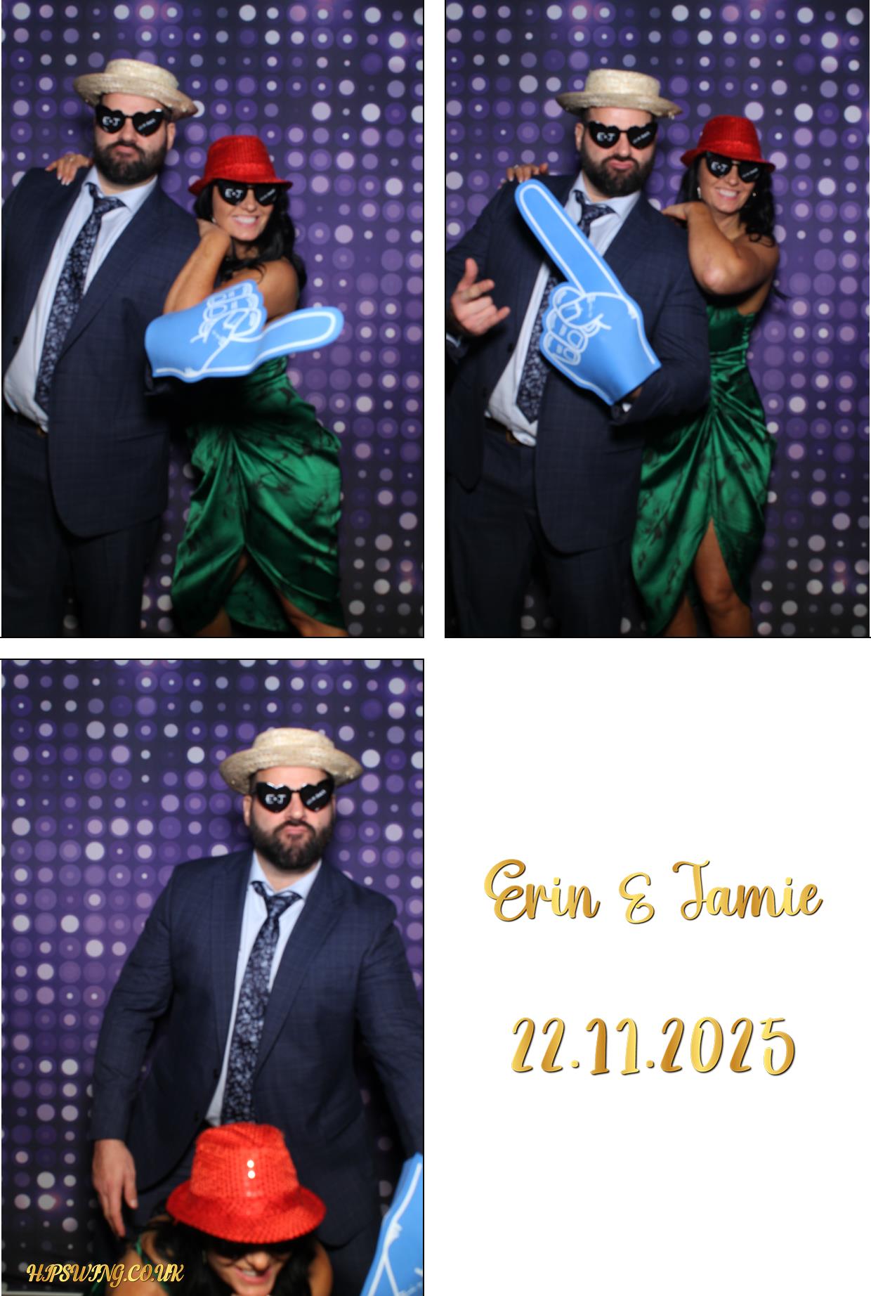 Erin & Jamie's Wedding | View more photos from the event at gallery.boothtube.co.uk/u/BoothtubeLtd/Erin-Jamies-Wedding