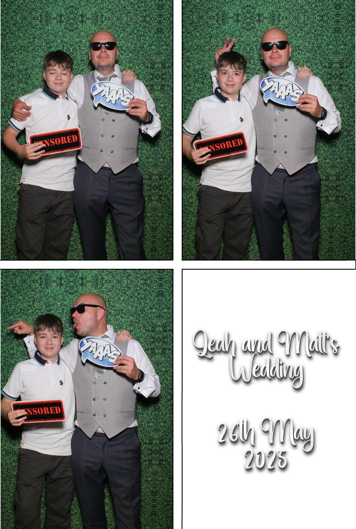 Leah & Matt's Wedding | View more photos from the event at gallery.boothtube.co.uk/u/BoothtubeLtd/Leah-Matts-Wedding