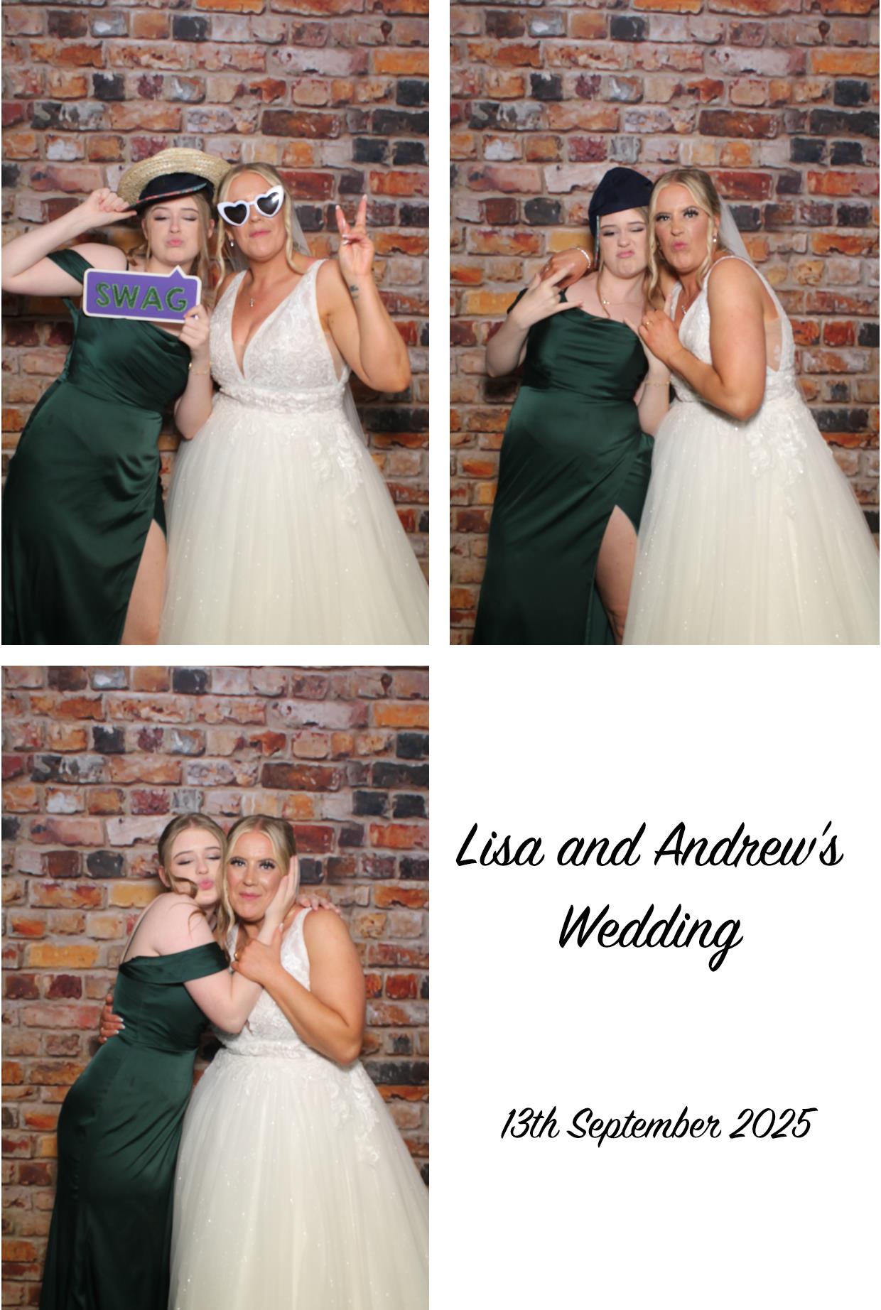 Lisa & Andrew's Wedding | View more photos from the event at gallery.boothtube.co.uk/u/BoothtubeLtd/Lisa-Andrews-Wedding