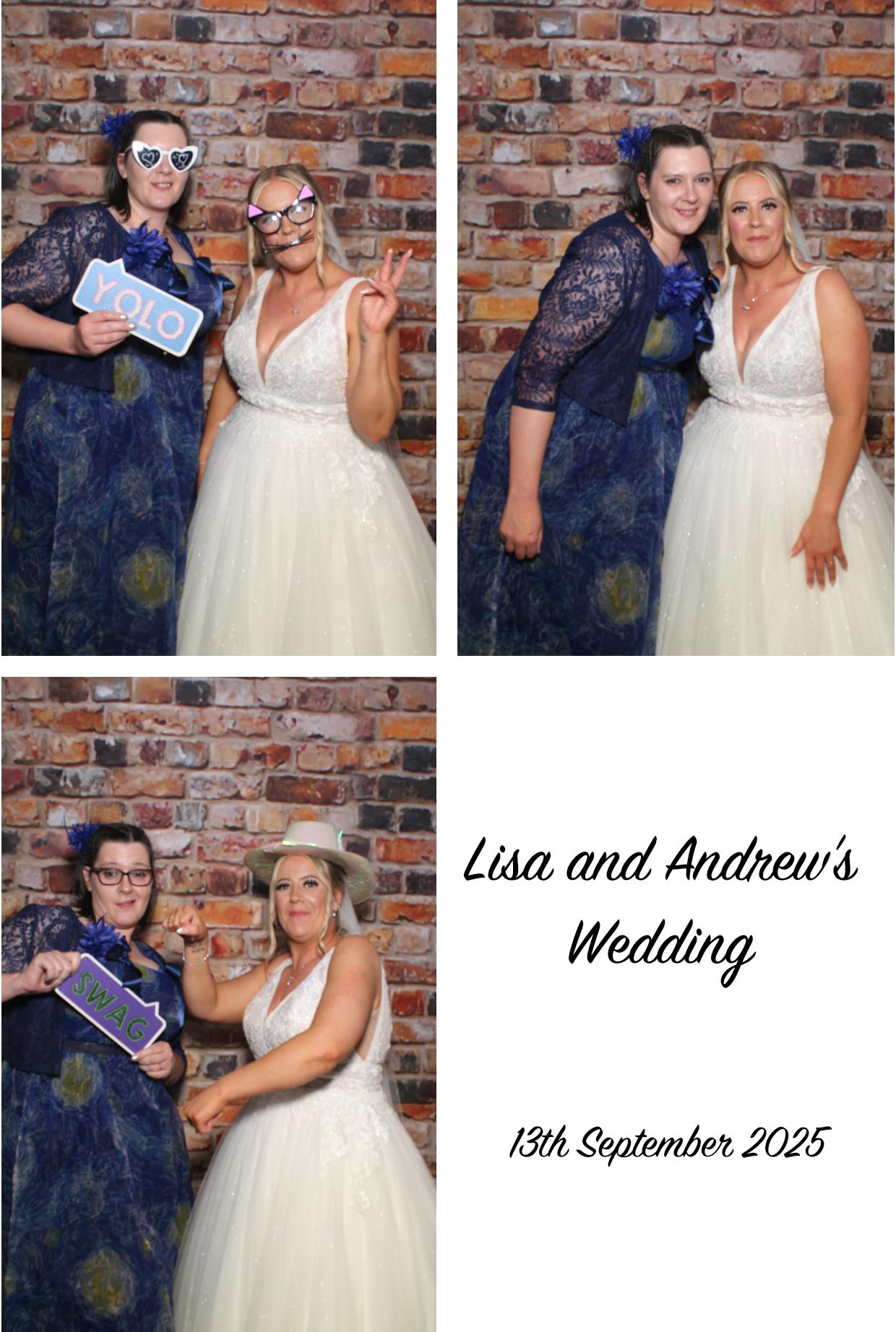 Lisa & Andrew's Wedding | View more photos from the event at gallery.boothtube.co.uk/u/BoothtubeLtd/Lisa-Andrews-Wedding