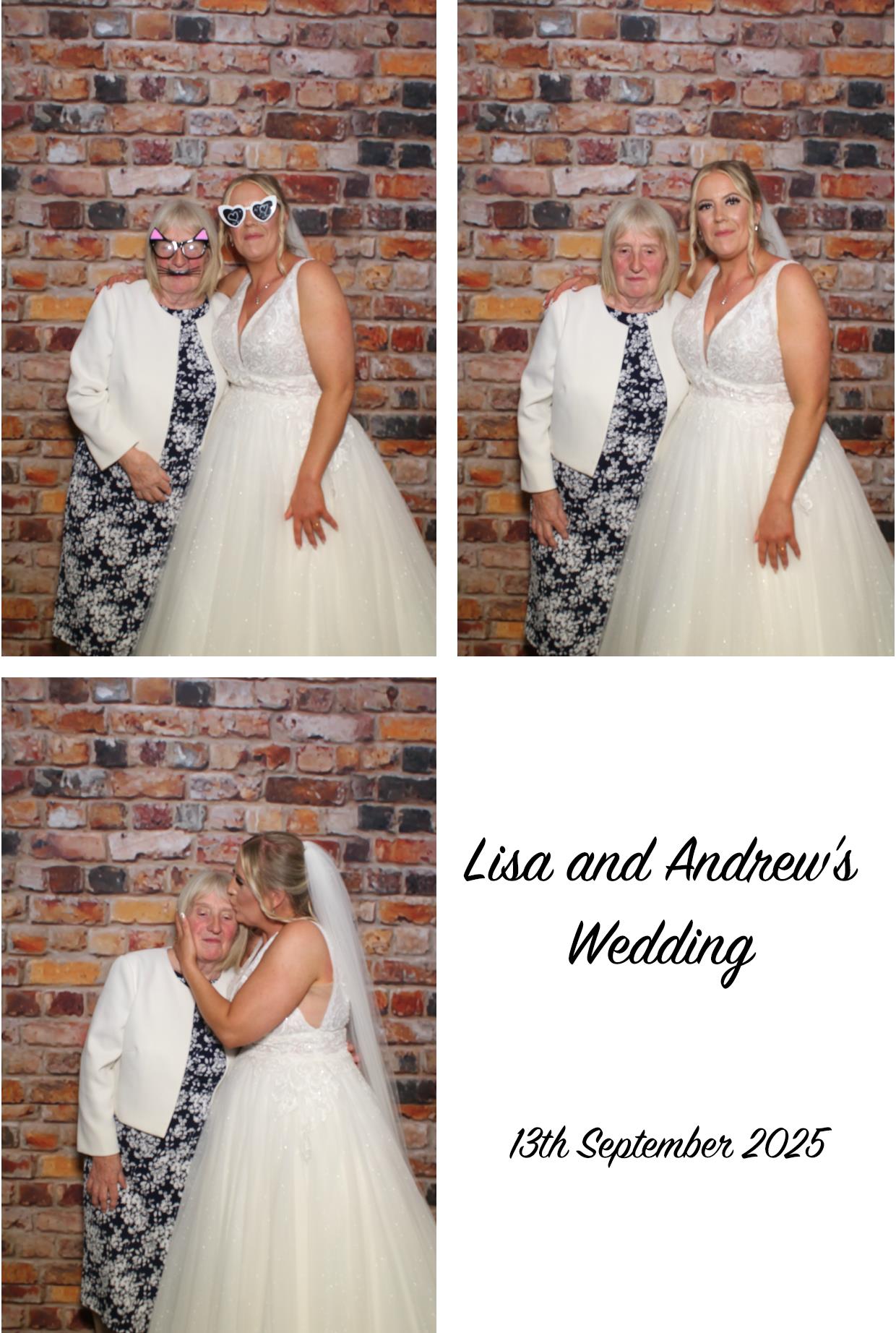 Lisa & Andrew's Wedding | View more photos from the event at gallery.boothtube.co.uk/u/BoothtubeLtd/Lisa-Andrews-Wedding