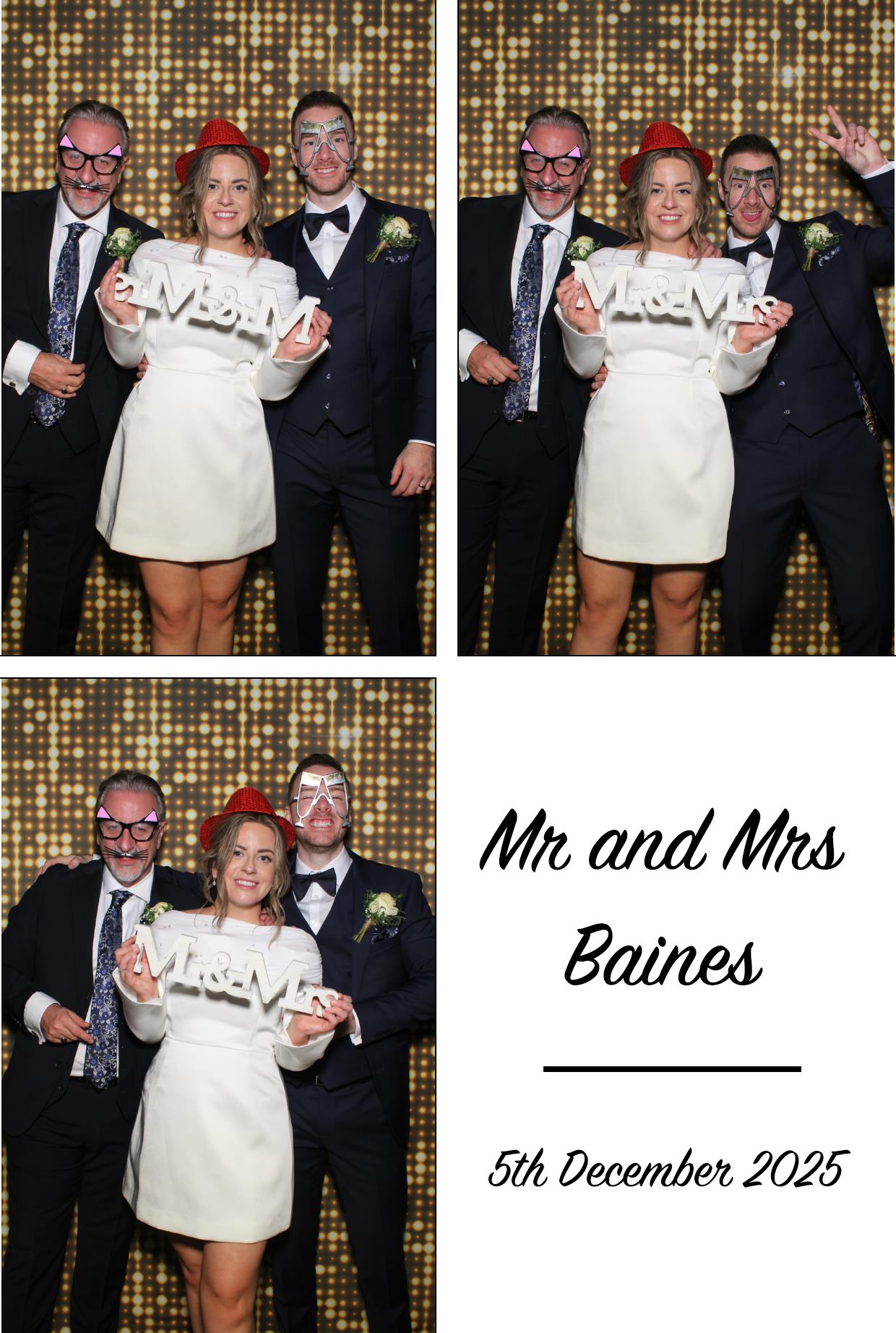 Mr & Mrs Baines's Wedding | View more photos from the event at gallery.boothtube.co.uk/u/BoothtubeLtd/Mr-Mrs-Bainess-Wedding