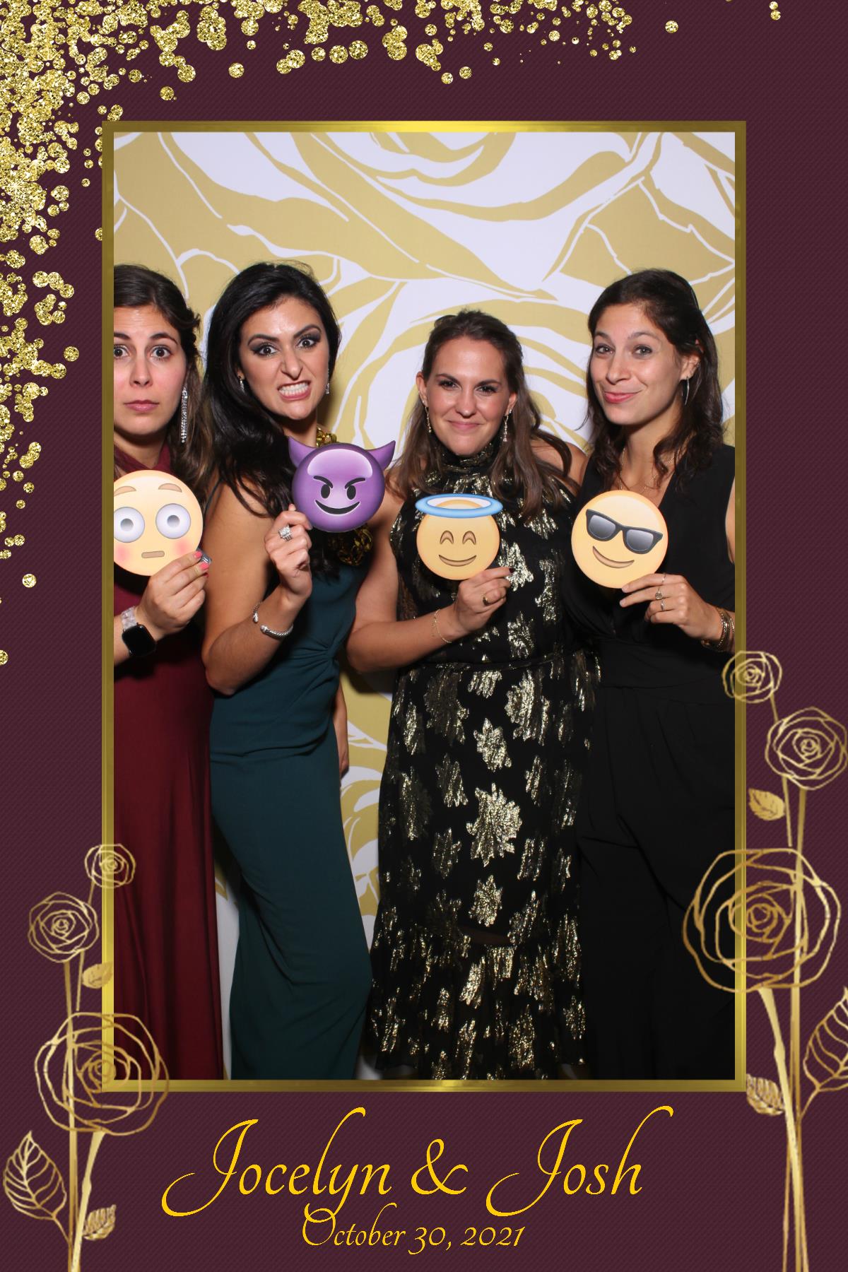 Jocelyn & Josh Wedding | View more photos from the event at gallery.cherishthemomentspb.com/u/CherishTheMomentsPhotoBooth/Jocelyn-Josh-Wedding