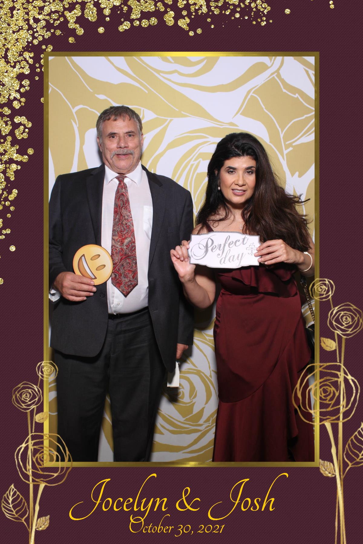 Jocelyn & Josh Wedding | View more photos from the event at gallery.cherishthemomentspb.com/u/CherishTheMomentsPhotoBooth/Jocelyn-Josh-Wedding