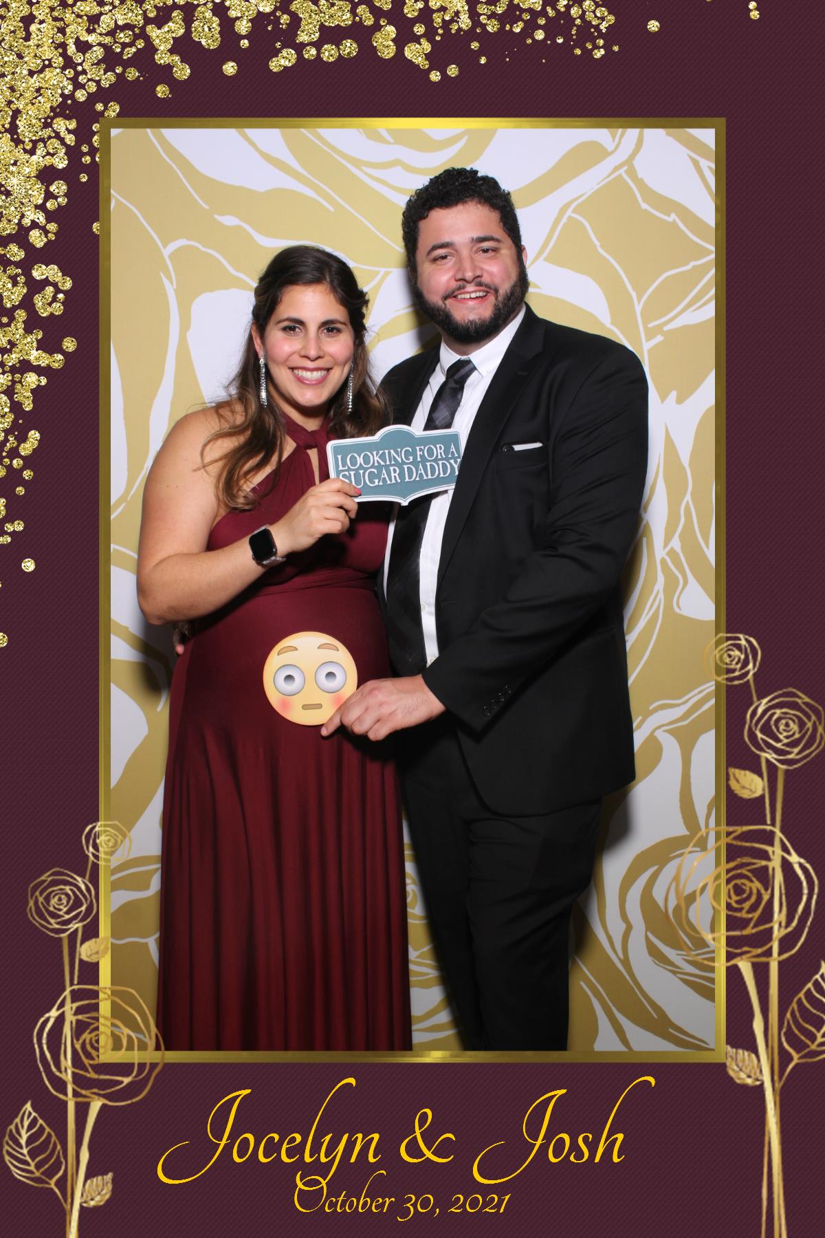 Jocelyn & Josh Wedding | View more photos from the event at gallery.cherishthemomentspb.com/u/CherishTheMomentsPhotoBooth/Jocelyn-Josh-Wedding