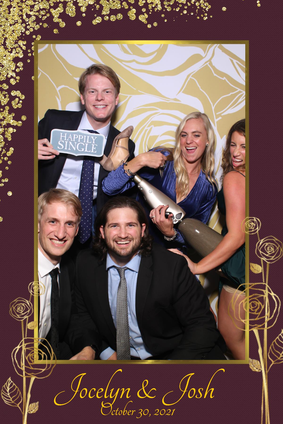 Jocelyn & Josh Wedding | View more photos from the event at gallery.cherishthemomentspb.com/u/CherishTheMomentsPhotoBooth/Jocelyn-Josh-Wedding